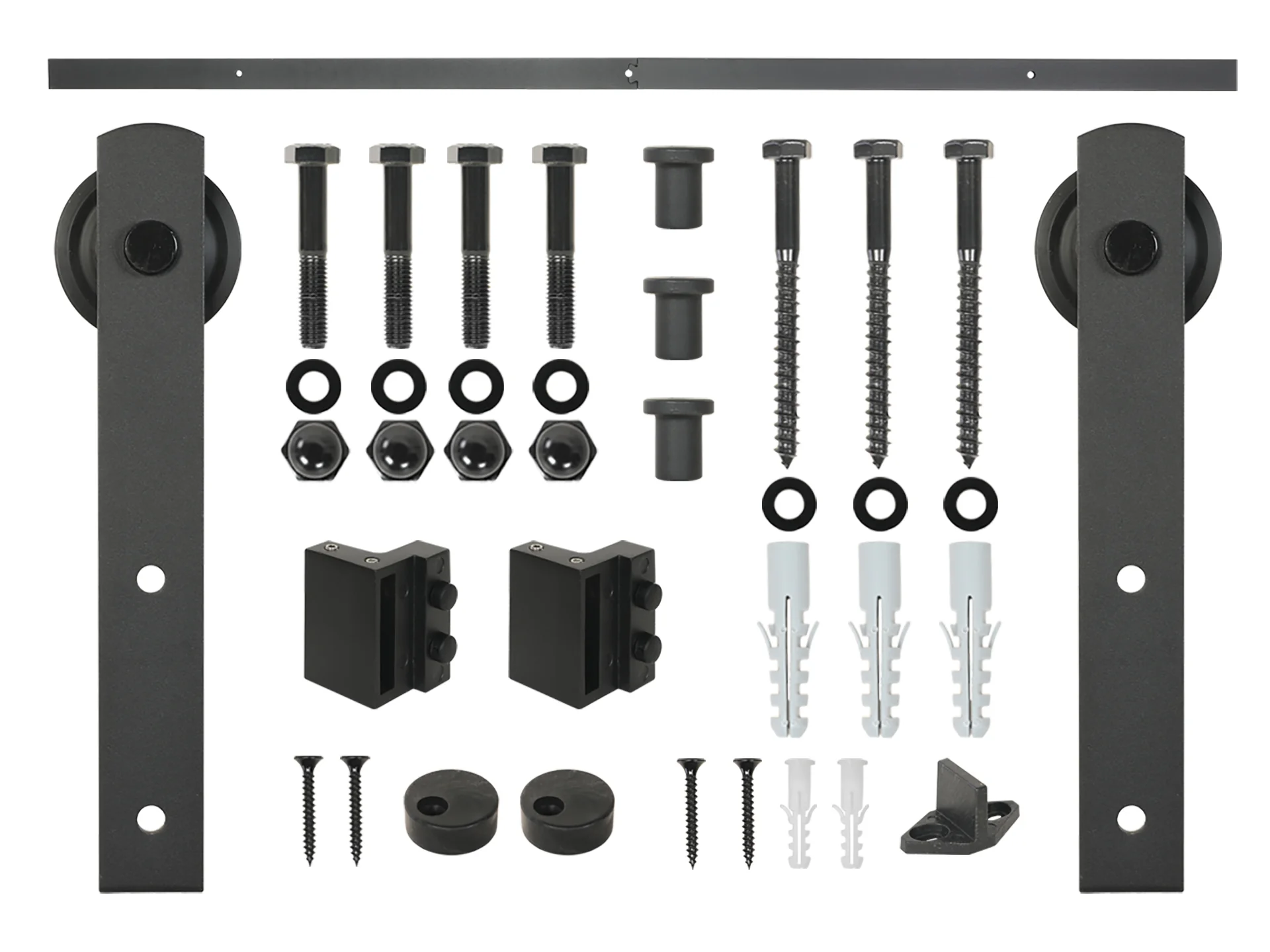 1.5m Sliding Barn Door Track Hardware Kit - Image 8