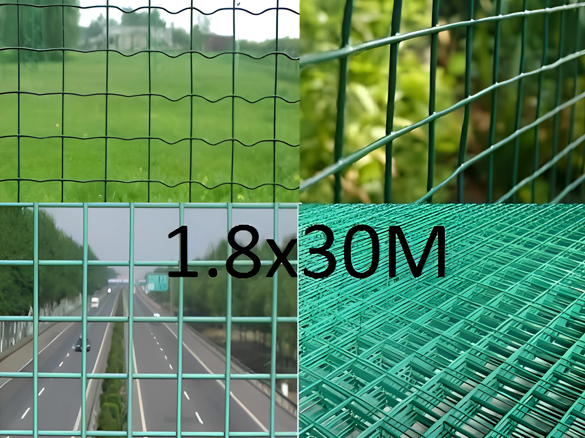 1.8x30m PVC Coated Wire Netting Fence - Image 8