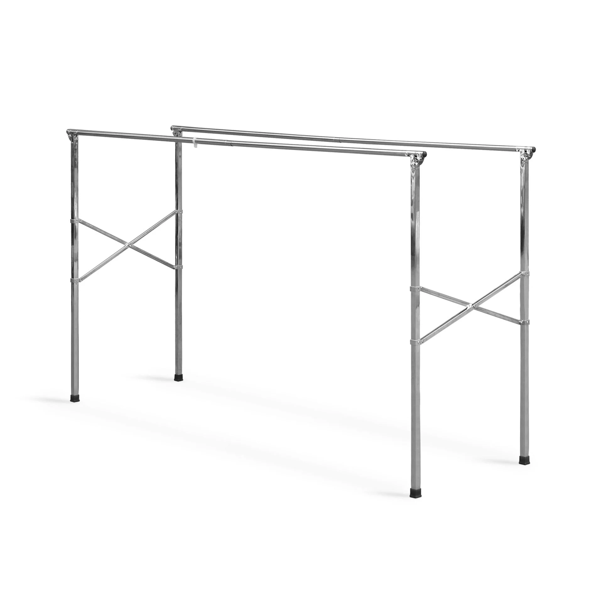 2.4m Foldable Stainless Steel Clothes Rack - Image 6