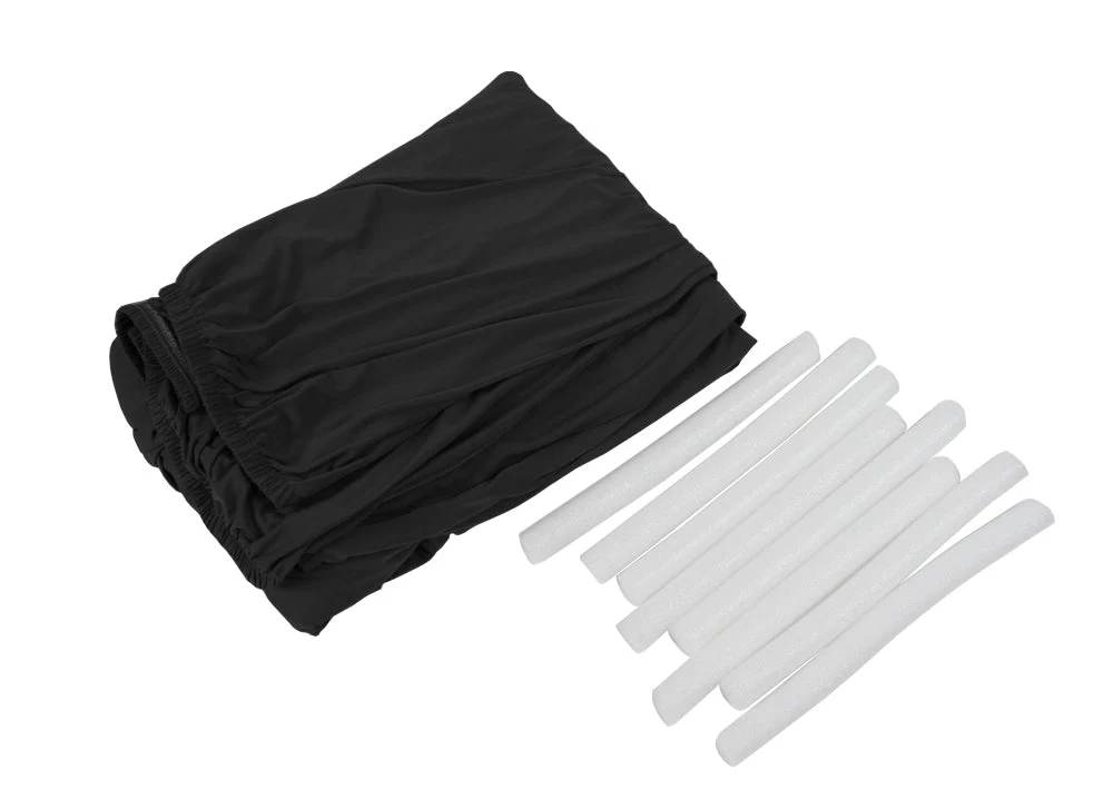2 Seater Sofa Couch Cover 145-185cm - Black - Image 4