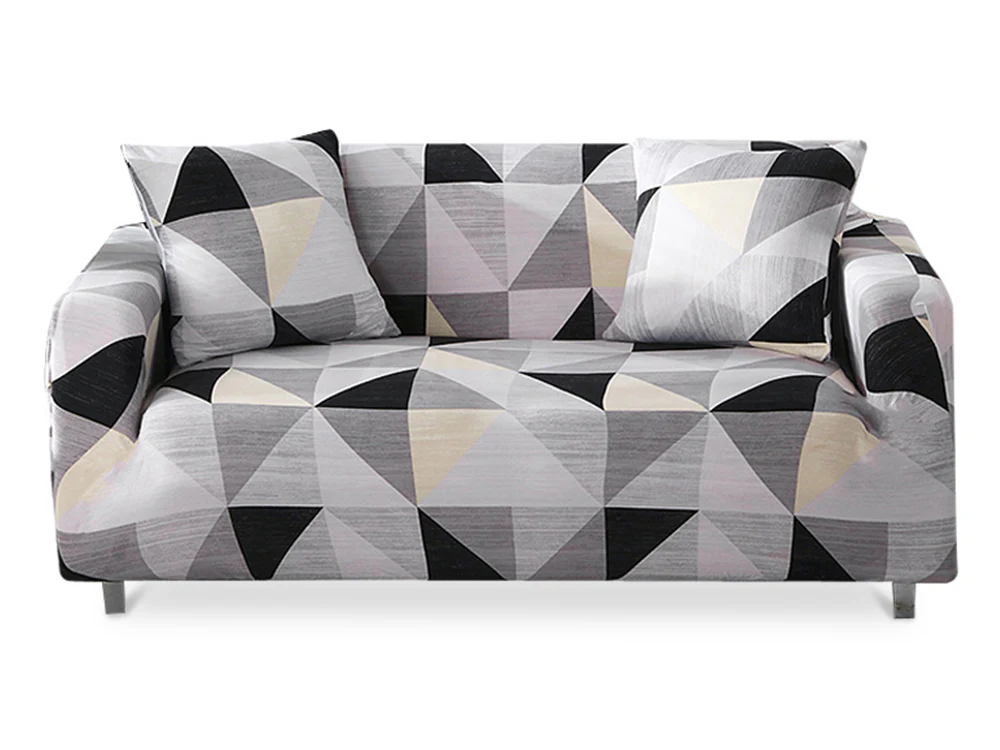 2 Seater Sofa Couch Cover 145-185cm - GEOMETRIC - Image 2
