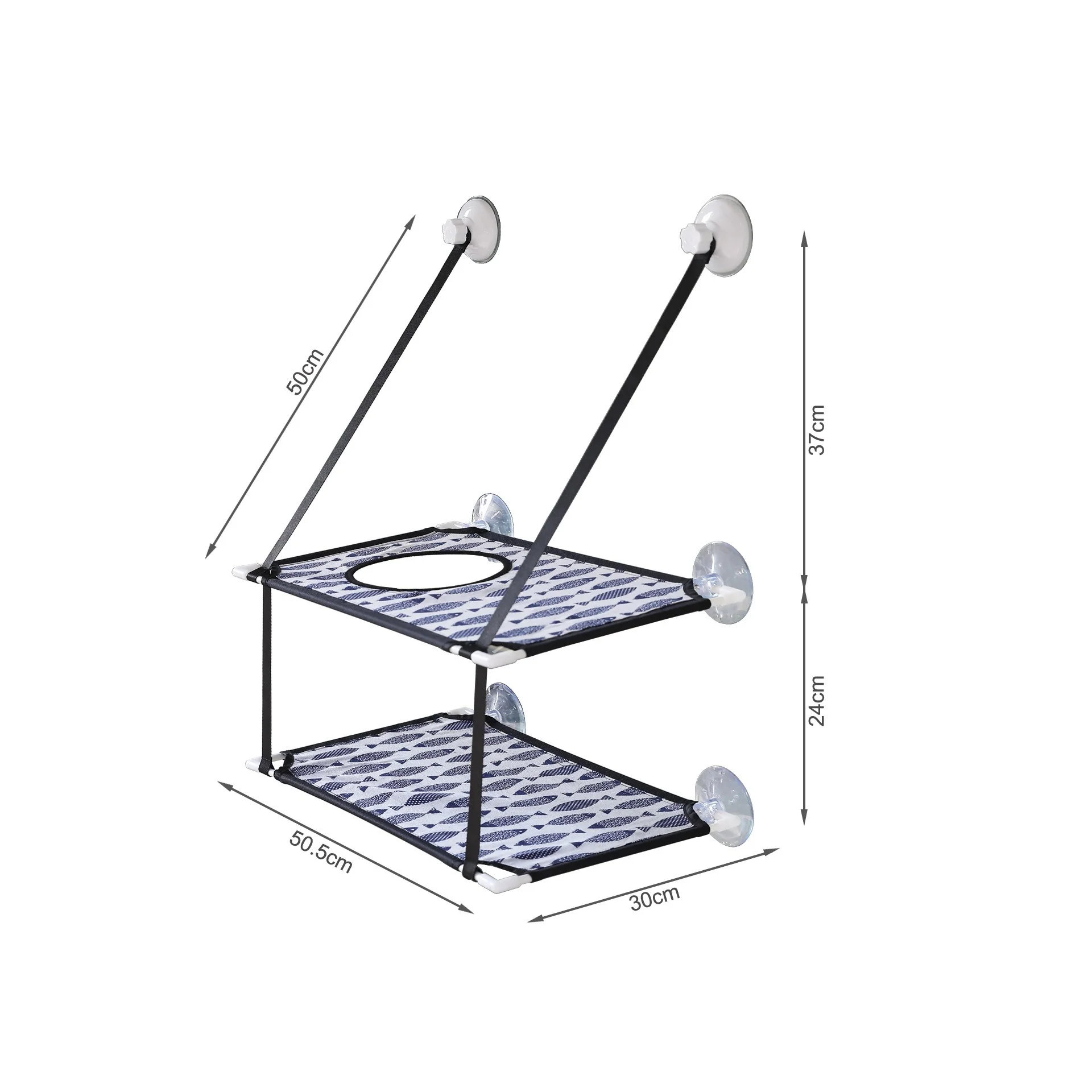 2 Tier Window Cat Bed Window Hammock - Image 6