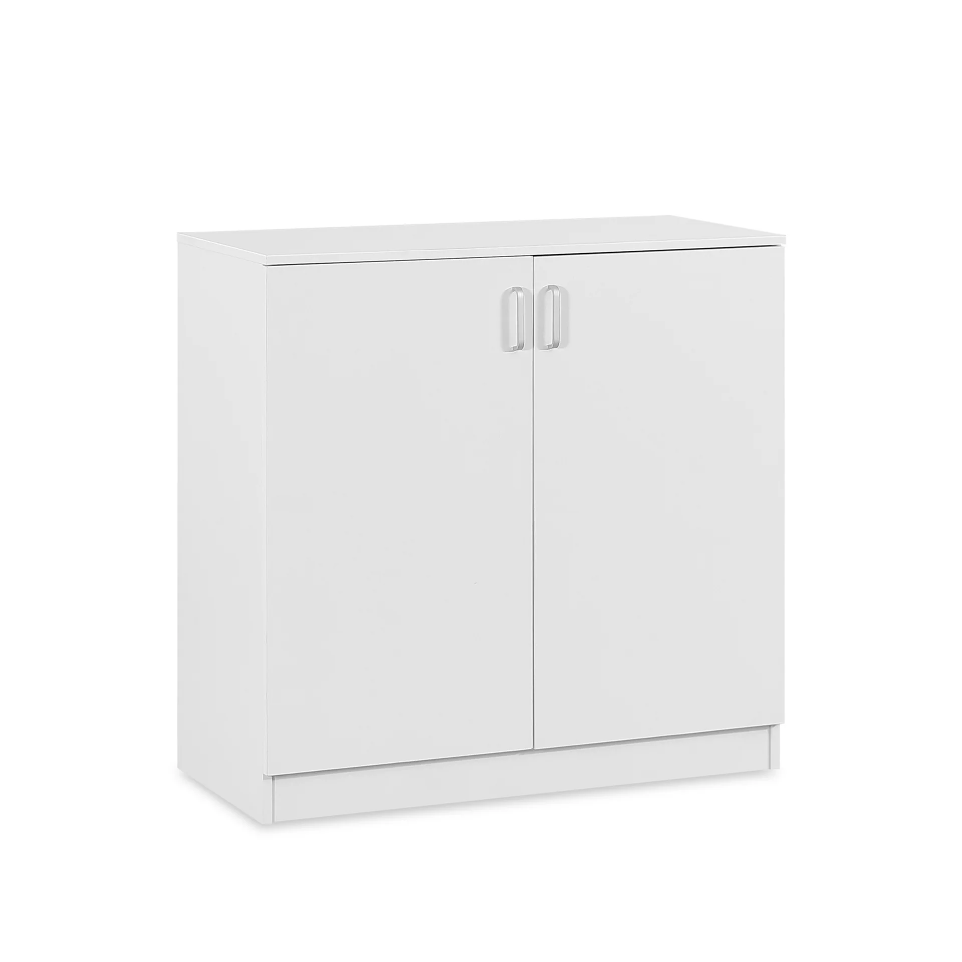 Nordic 2 Door Storage Cupboard - White - Image 7