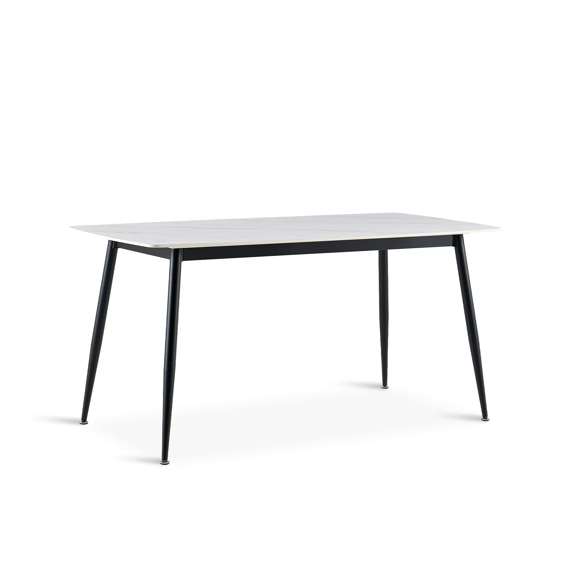 Adley Dining Table 160 x 80 x 75cm - White - Image 8