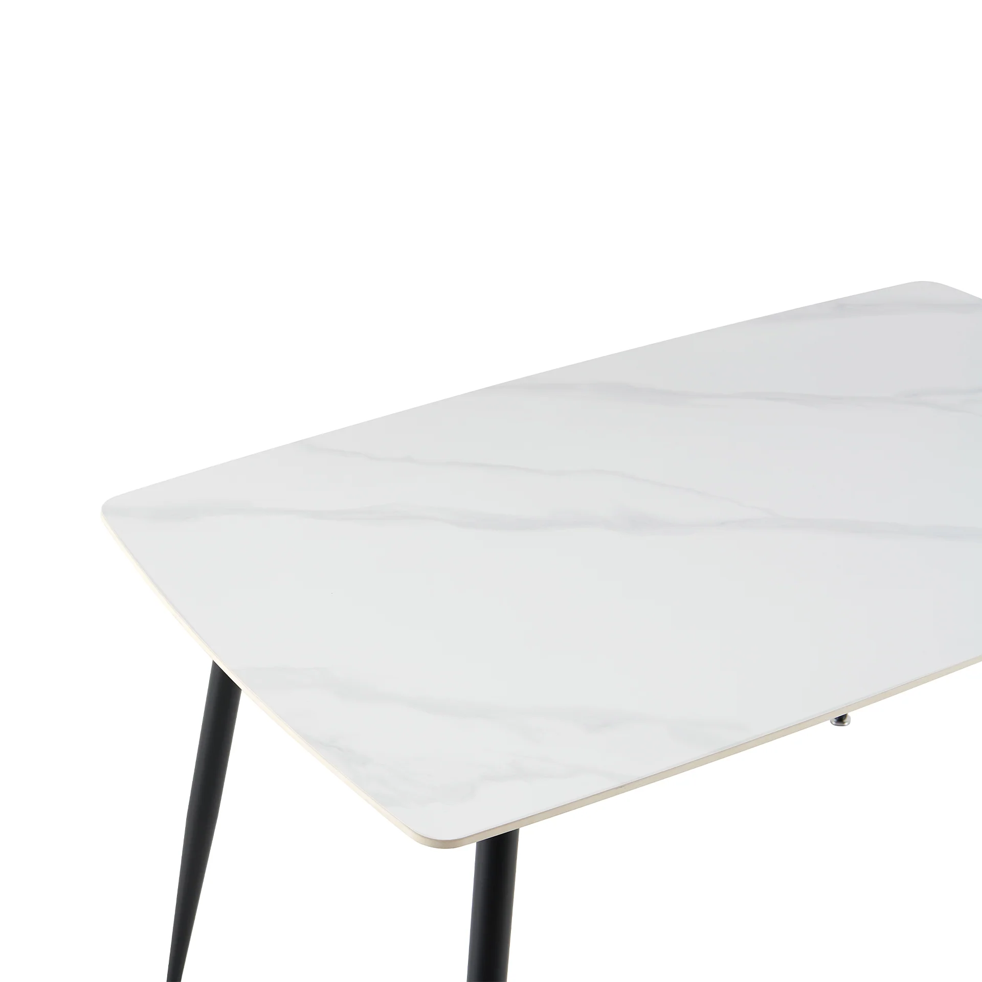 Adley Dining Table 160 x 80 x 75cm - White - Image 9