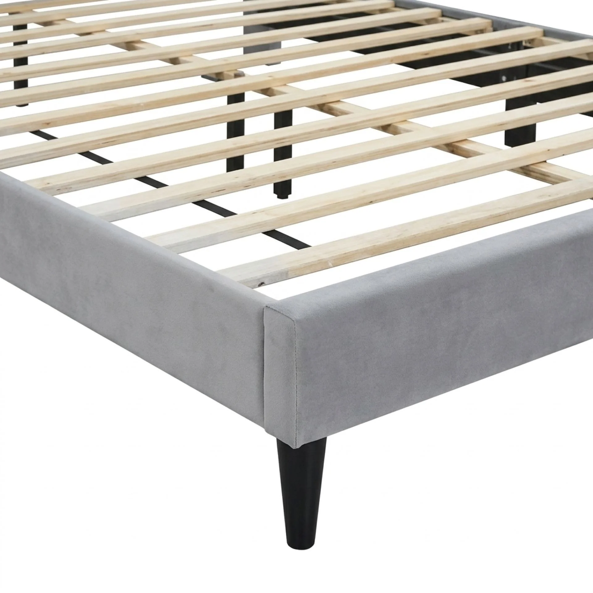 Haven Double Bed Frame - Grey - Image 10