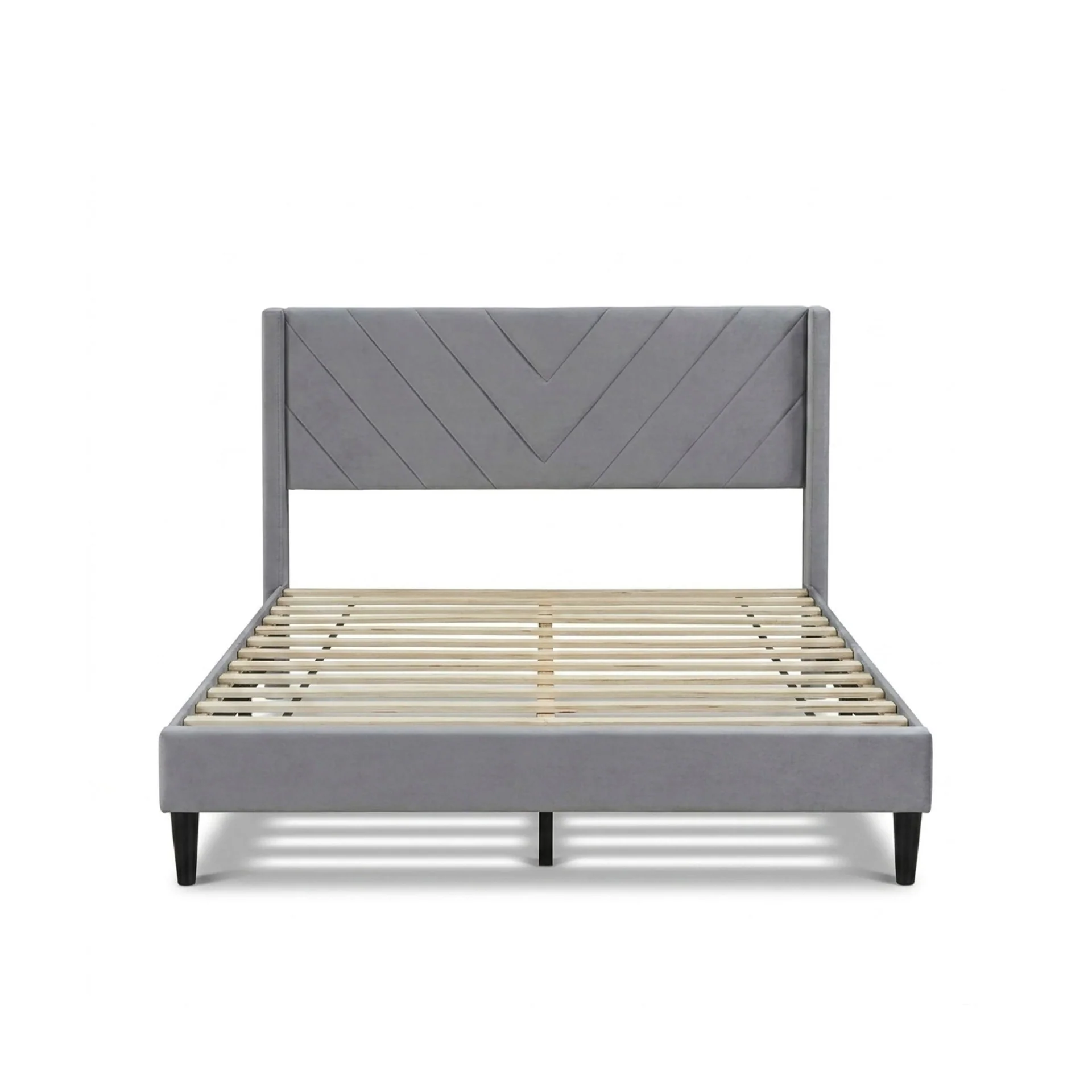 Haven Double Bed Frame - Grey - Image 8