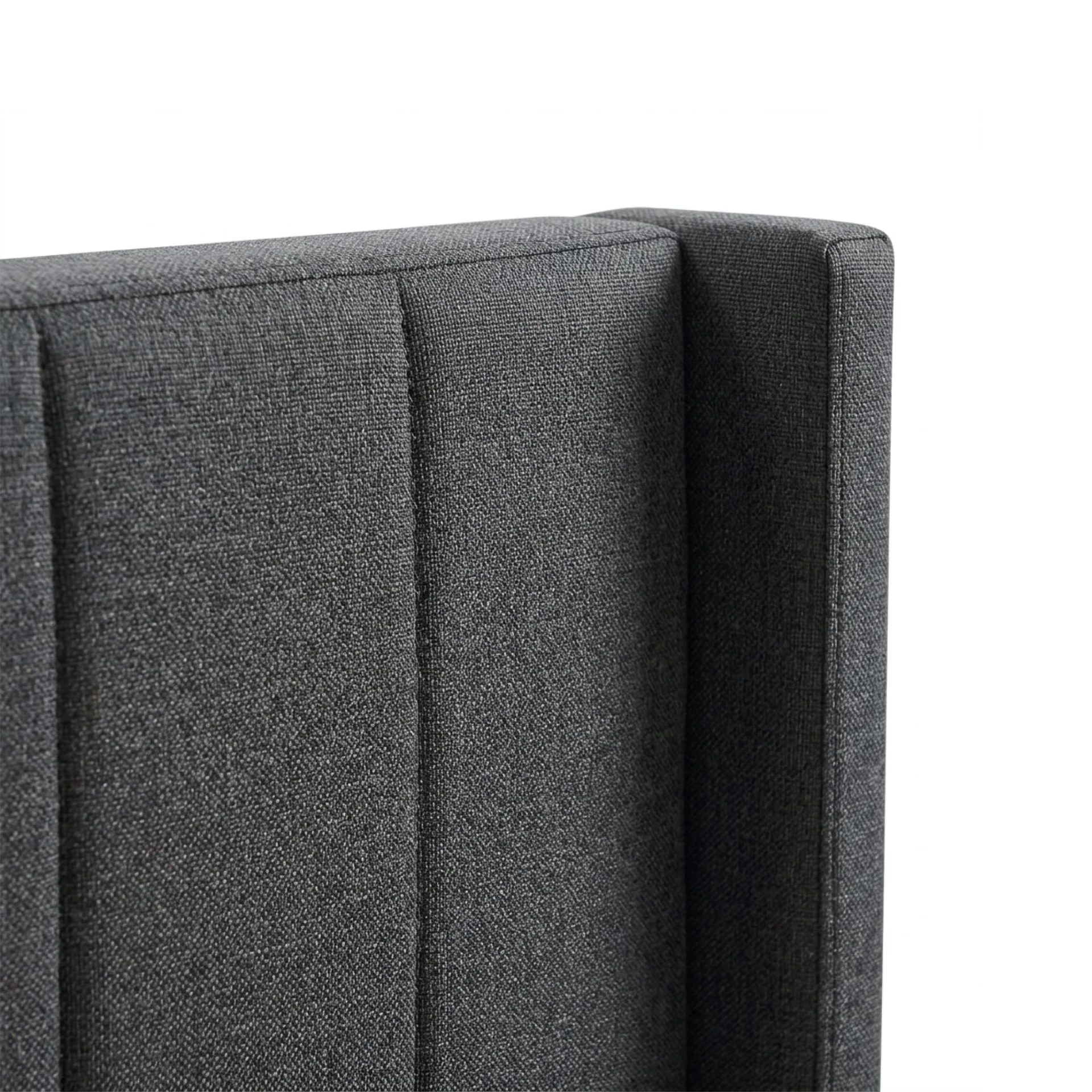 Linden Queen Bed Frame - Dark Grey - Image 11