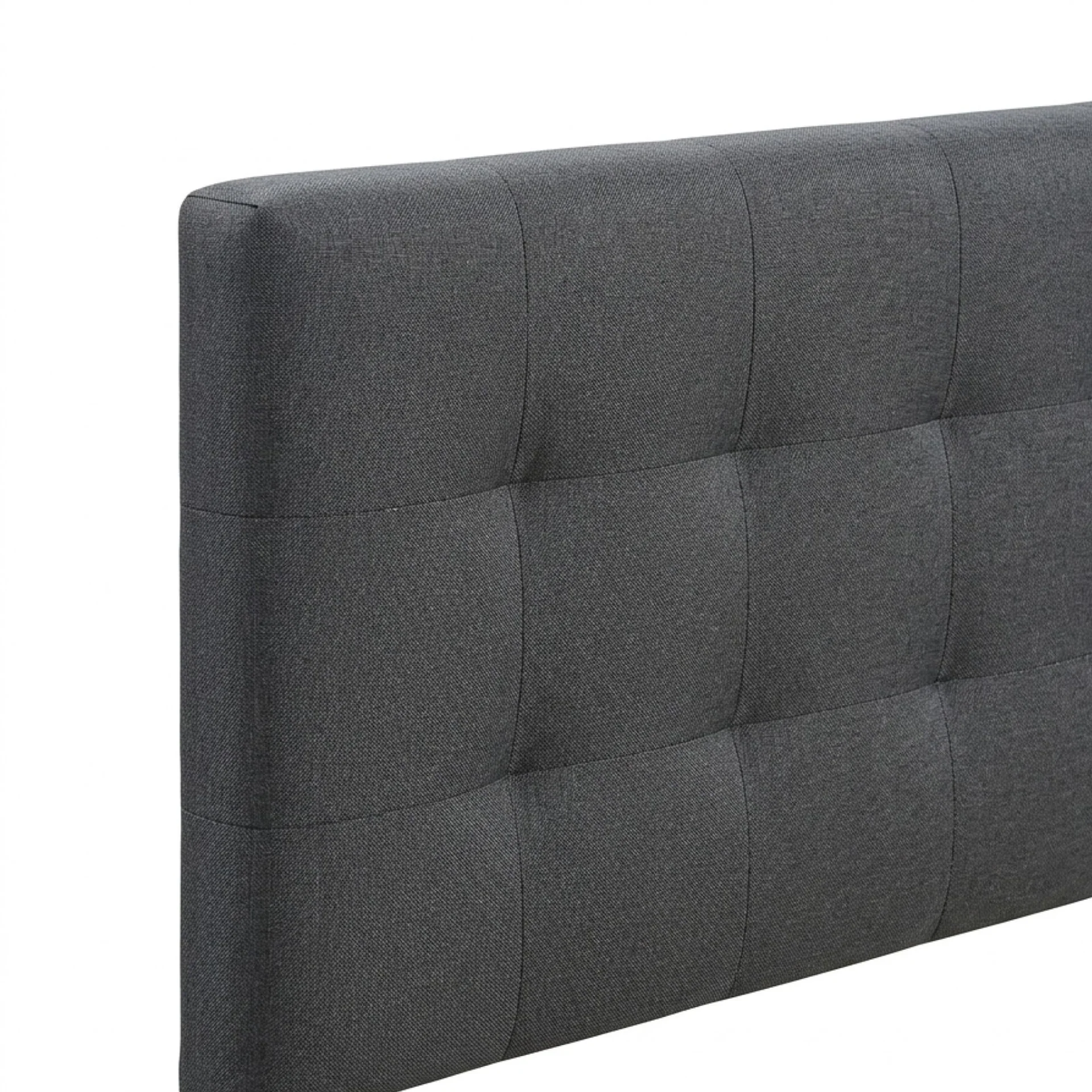 Kora Double Bed Frame - Dark Grey - Image 11