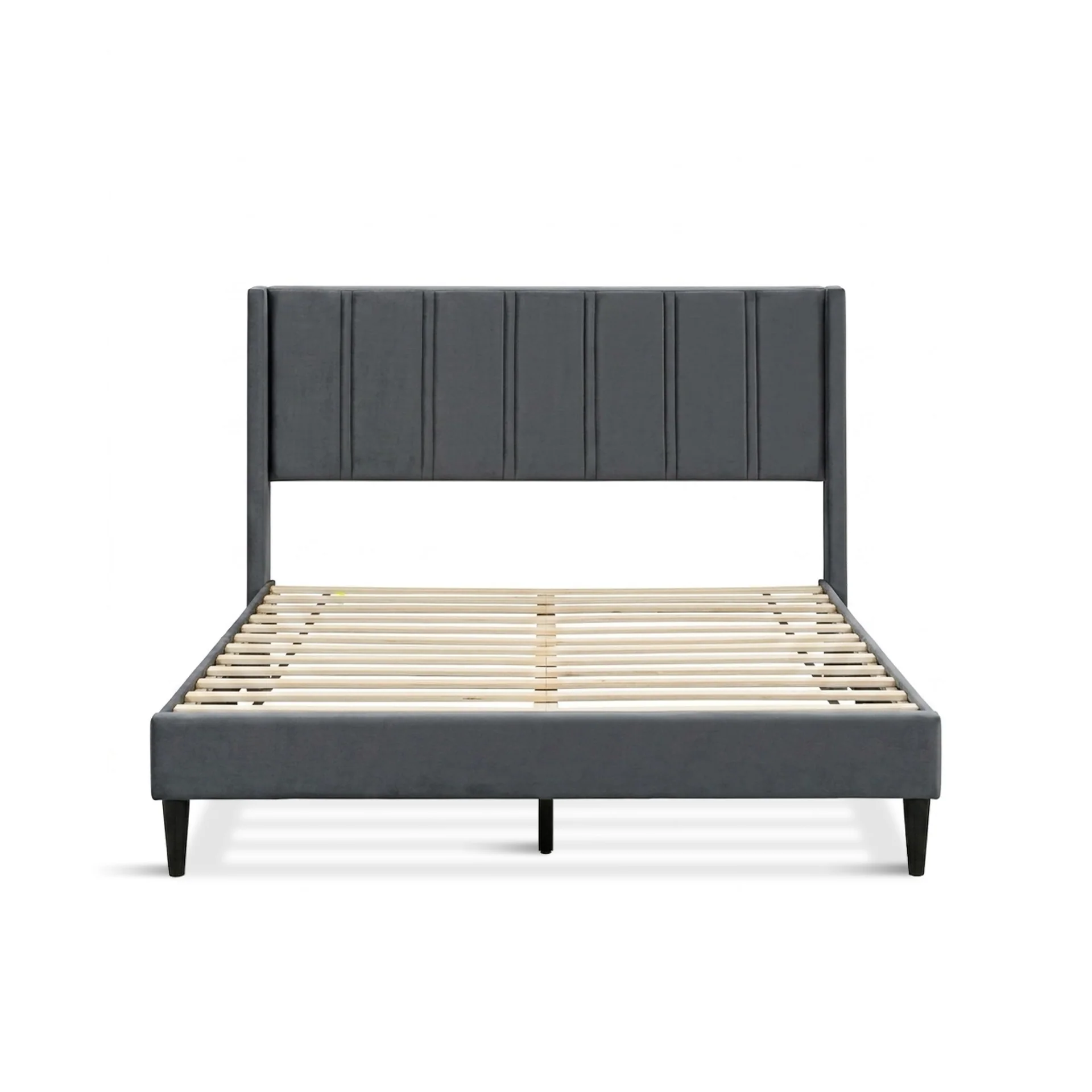 Rowen Double Bed Frame - Charcoal - Image 10