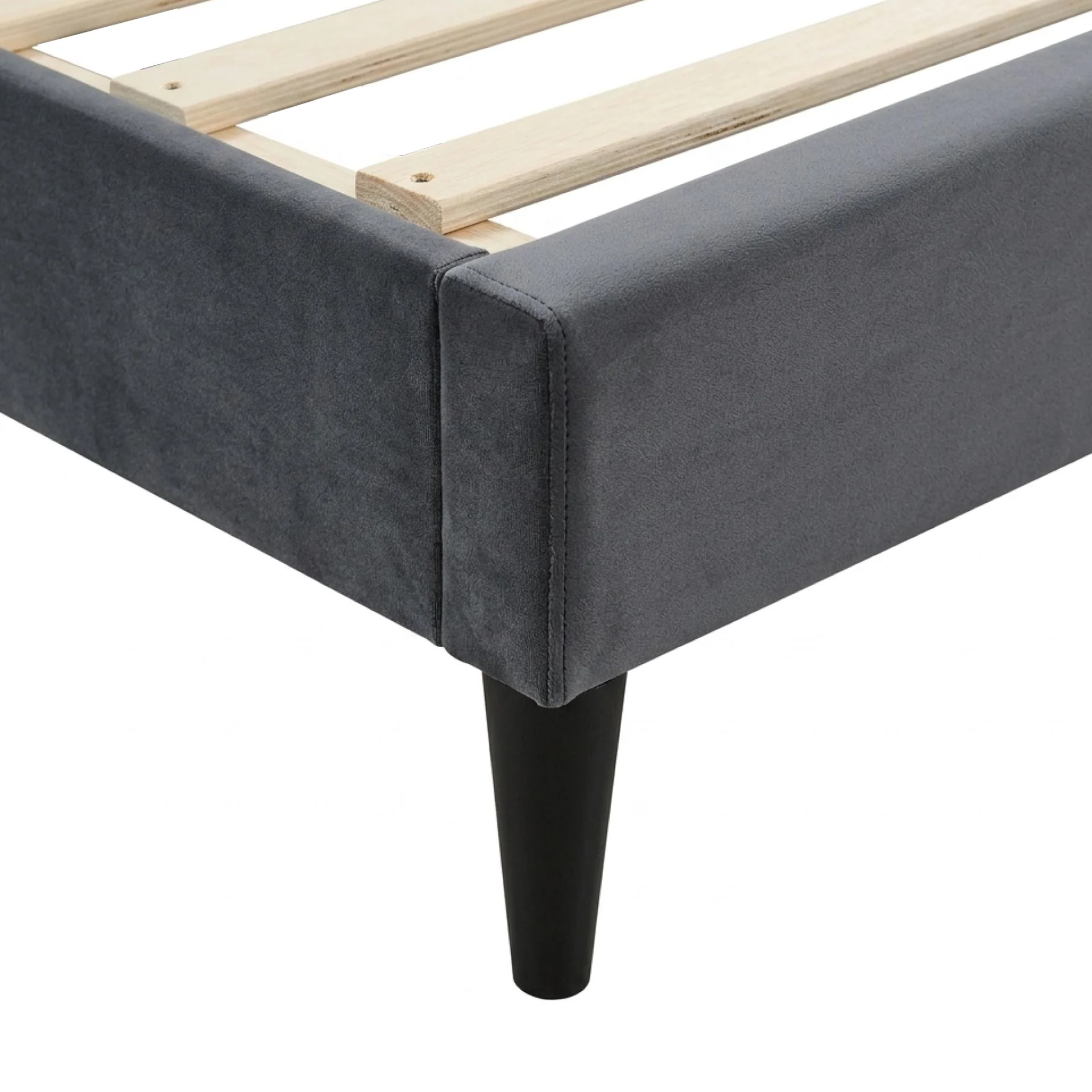 Rowen Queen Bed Frame - Charcoal - Image 12