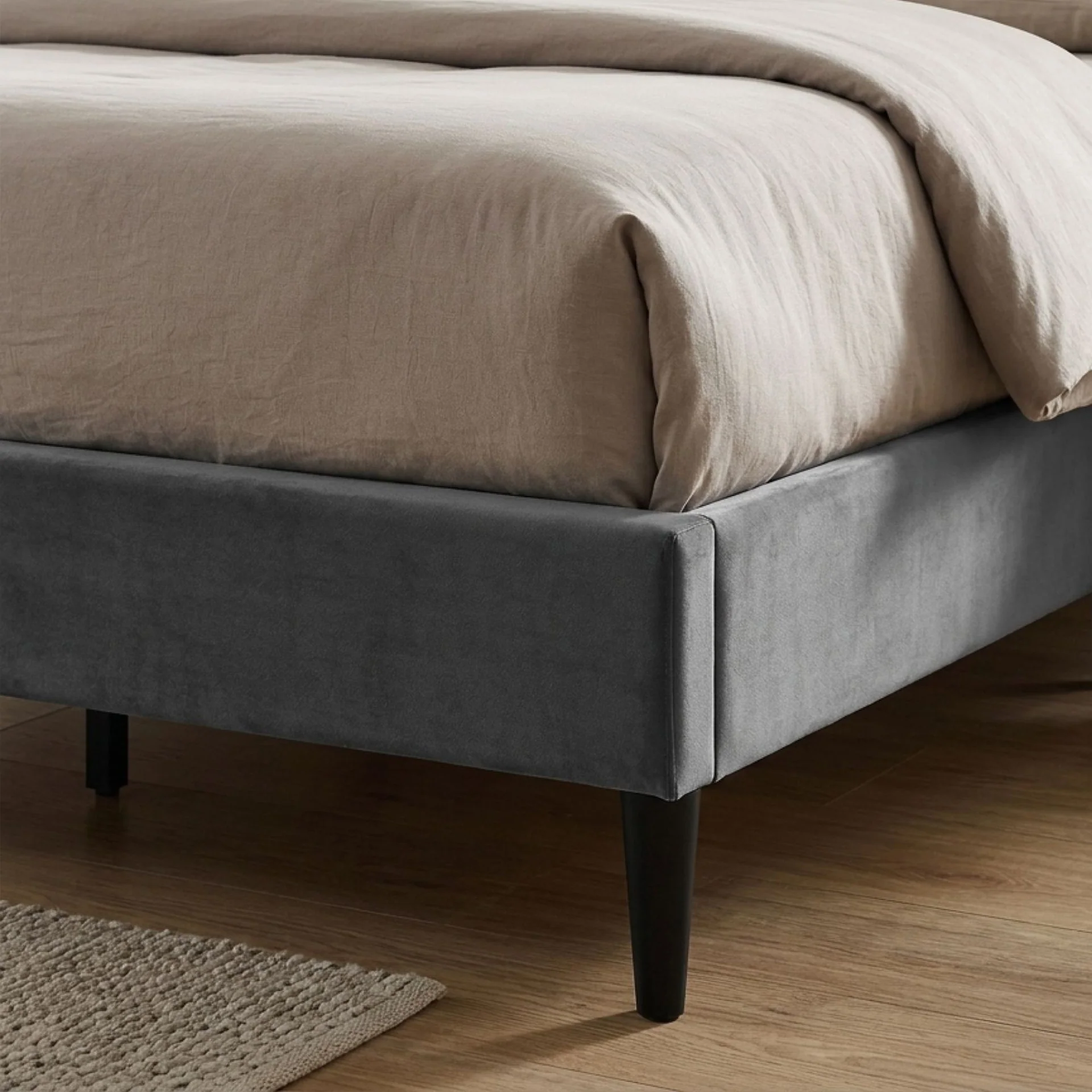 Rowen Queen Bed Frame - Charcoal - Image 8