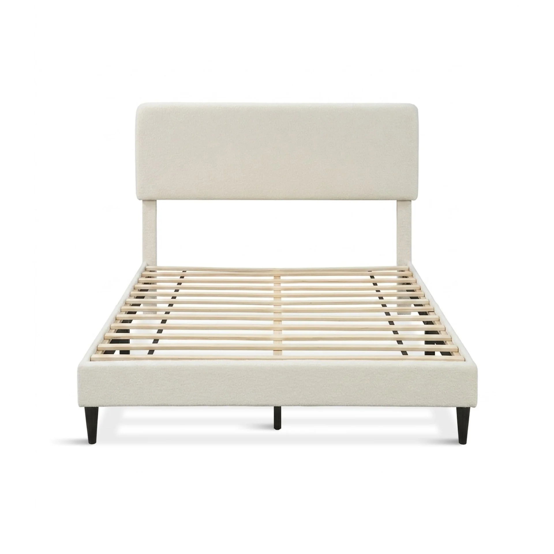 Lumen Double Bed Frame - Cream - Image 10