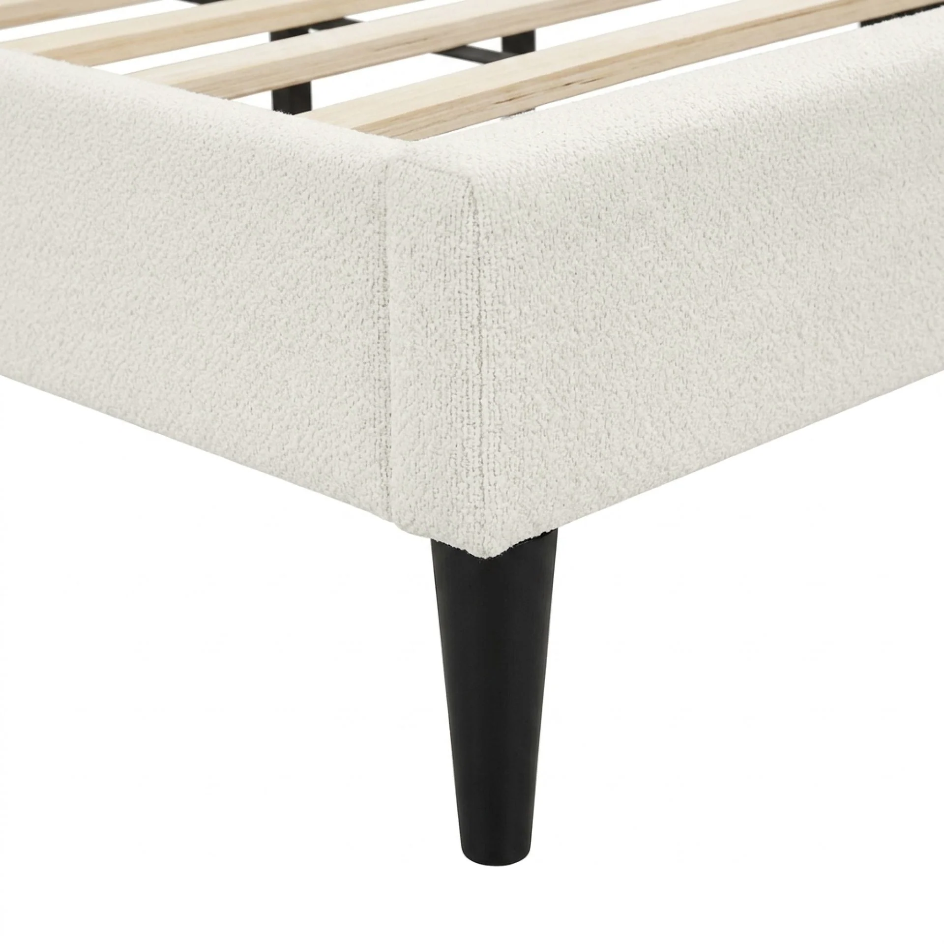 Lumen Queen Bed Frame - Cream - Image 12