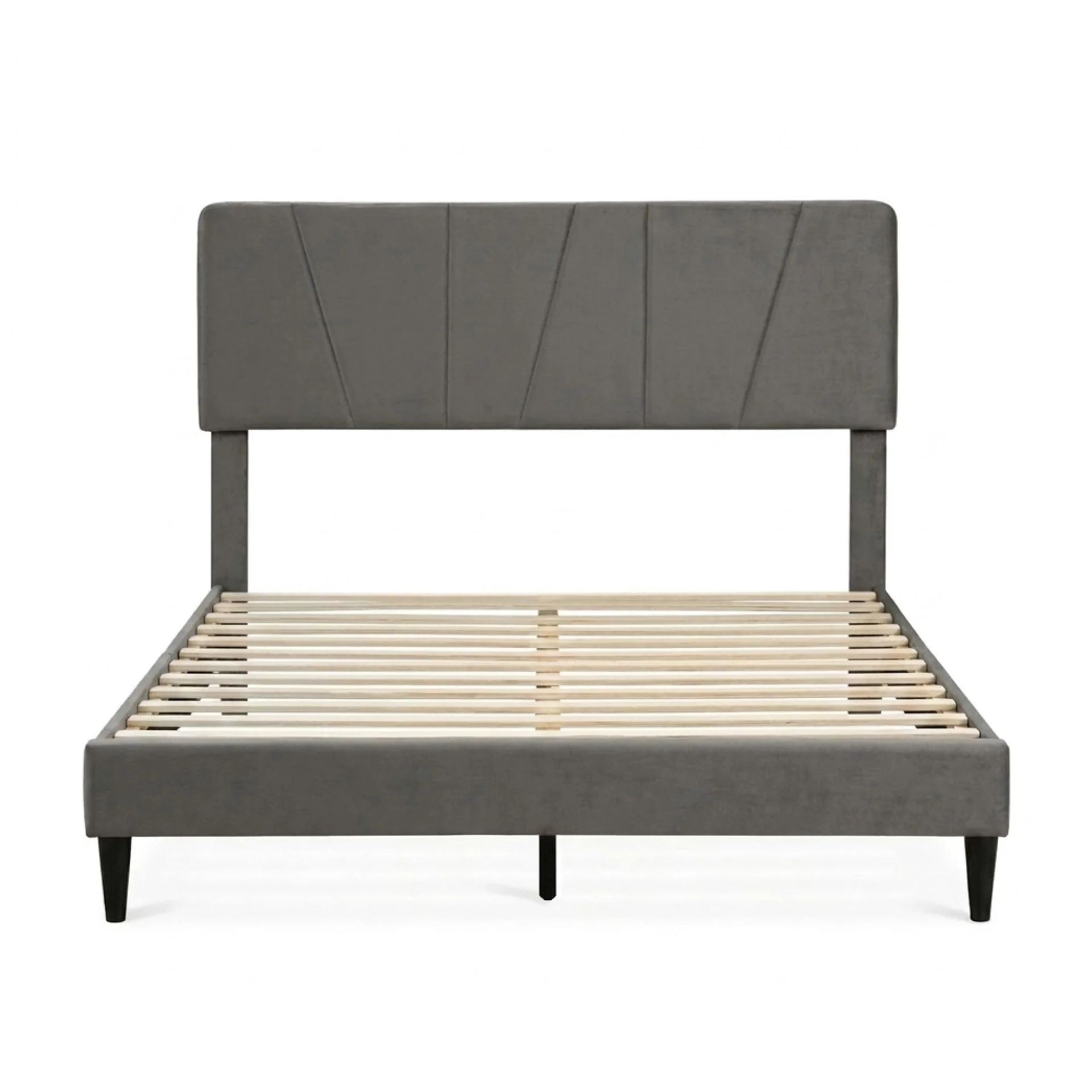Sable Double Bed Frame - Grey - Image 8