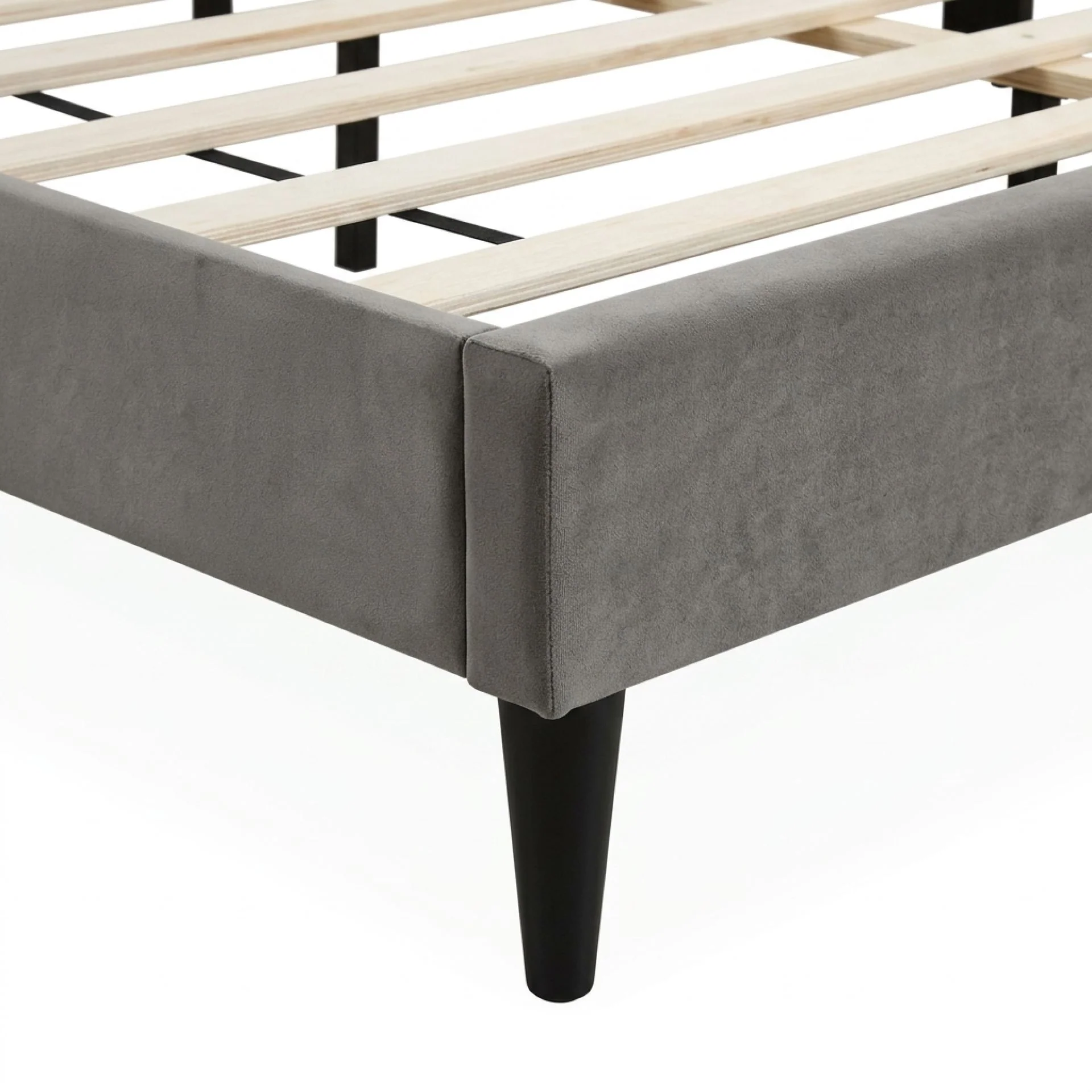 Sable Queen Bed Frame - Grey - Image 10