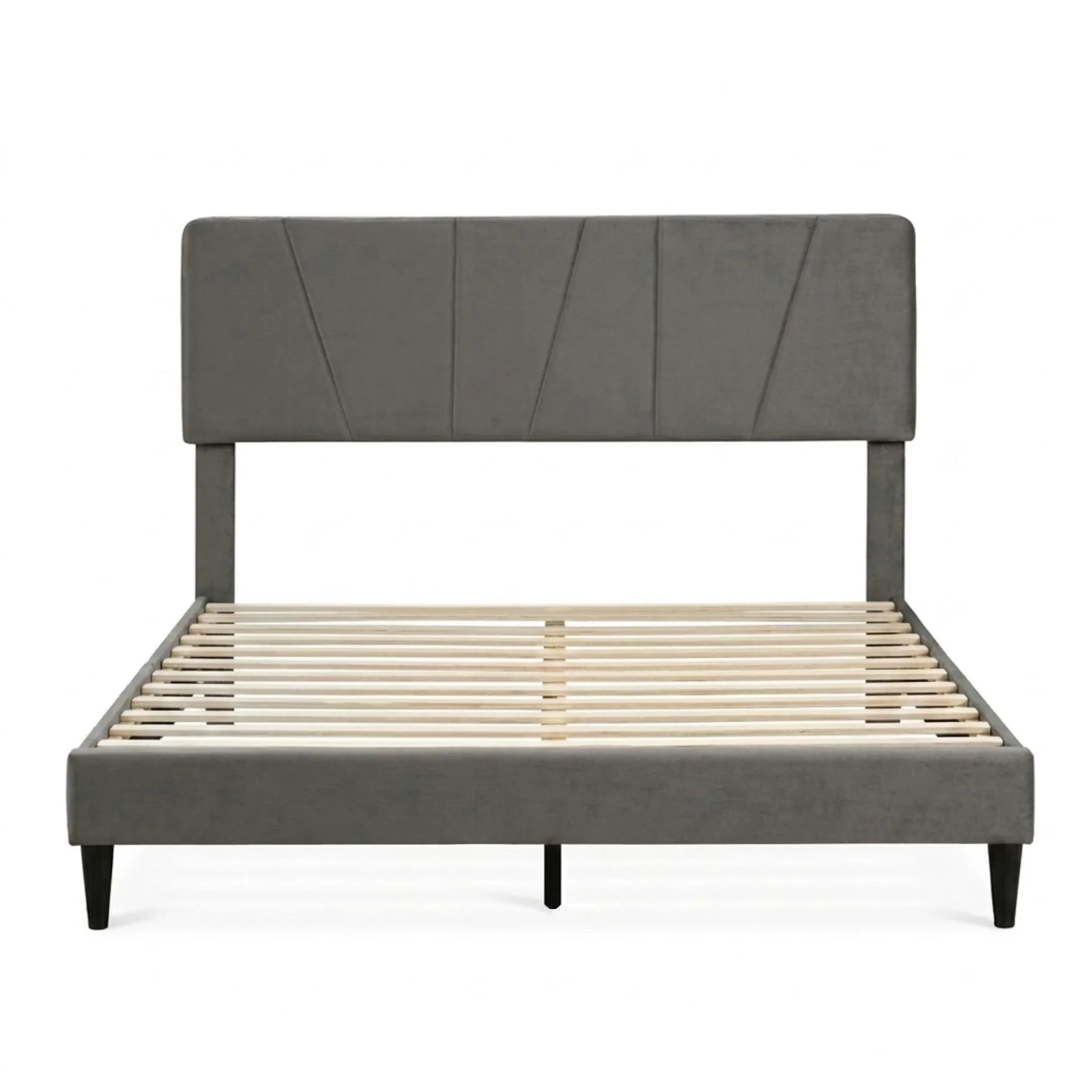 Sable Queen Bed Frame - Grey - Image 8
