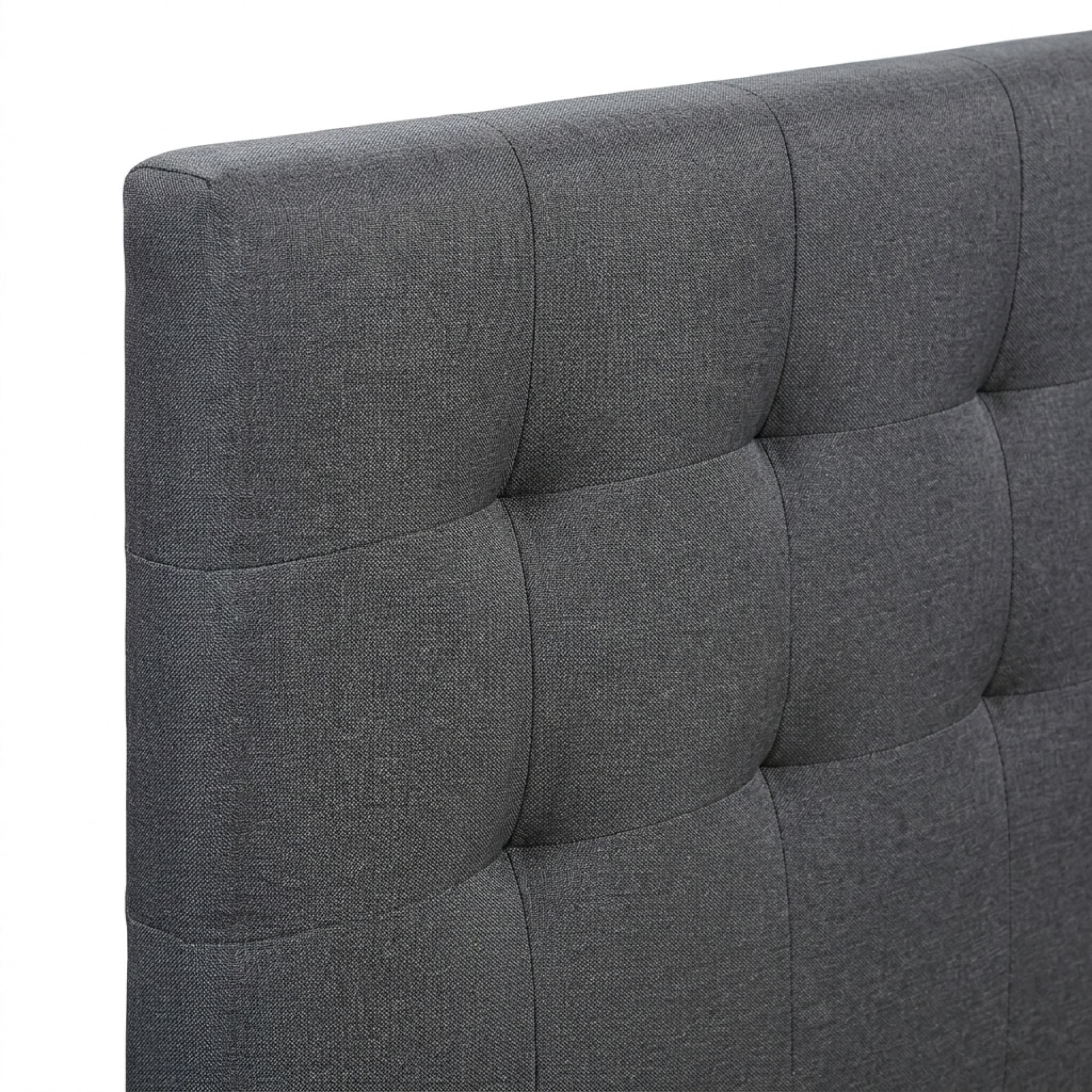 Ridge Single Bed Frame - Dark Grey - Image 9