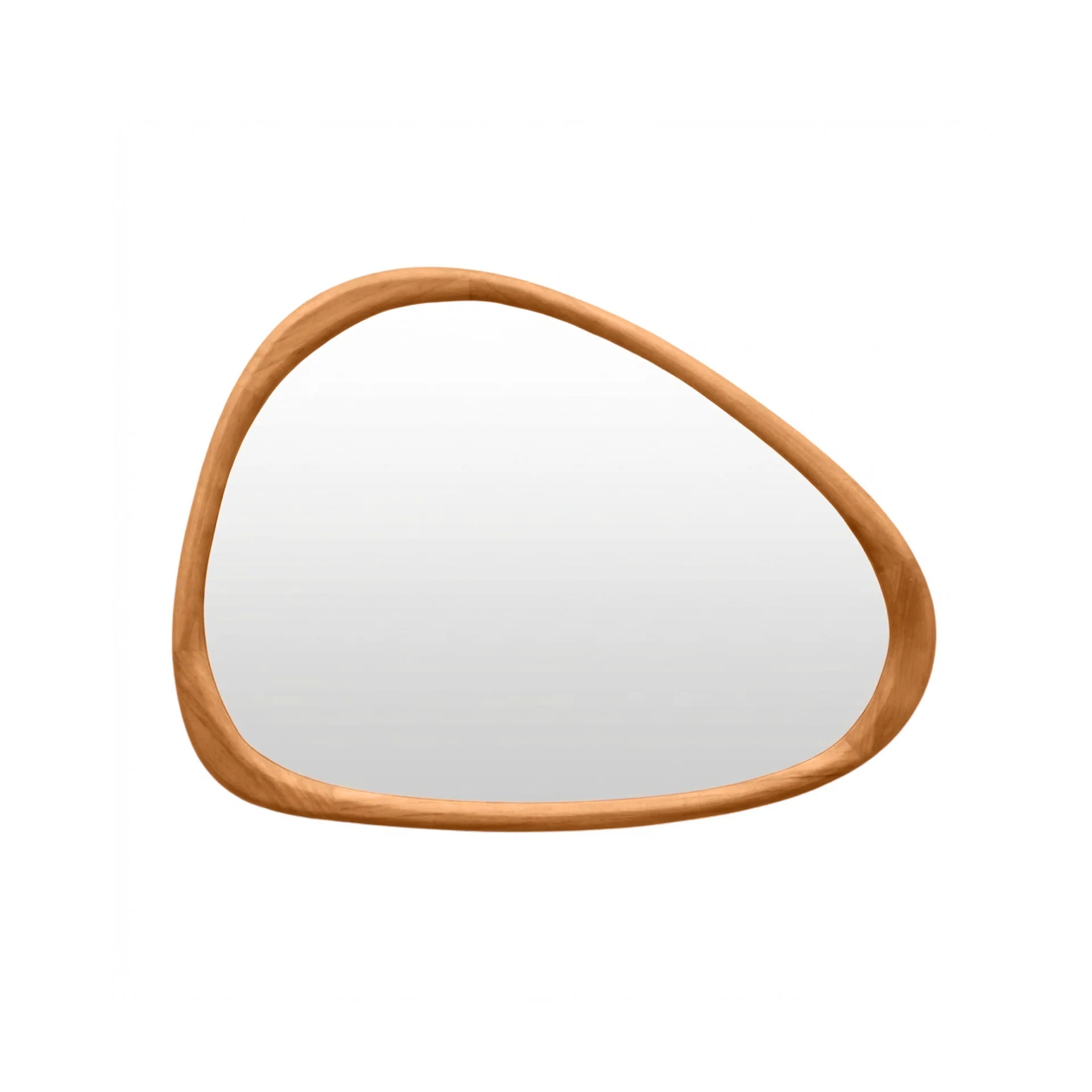 Noma Pebble Wall Mirror 93CM - Warm Walnut - Image 10