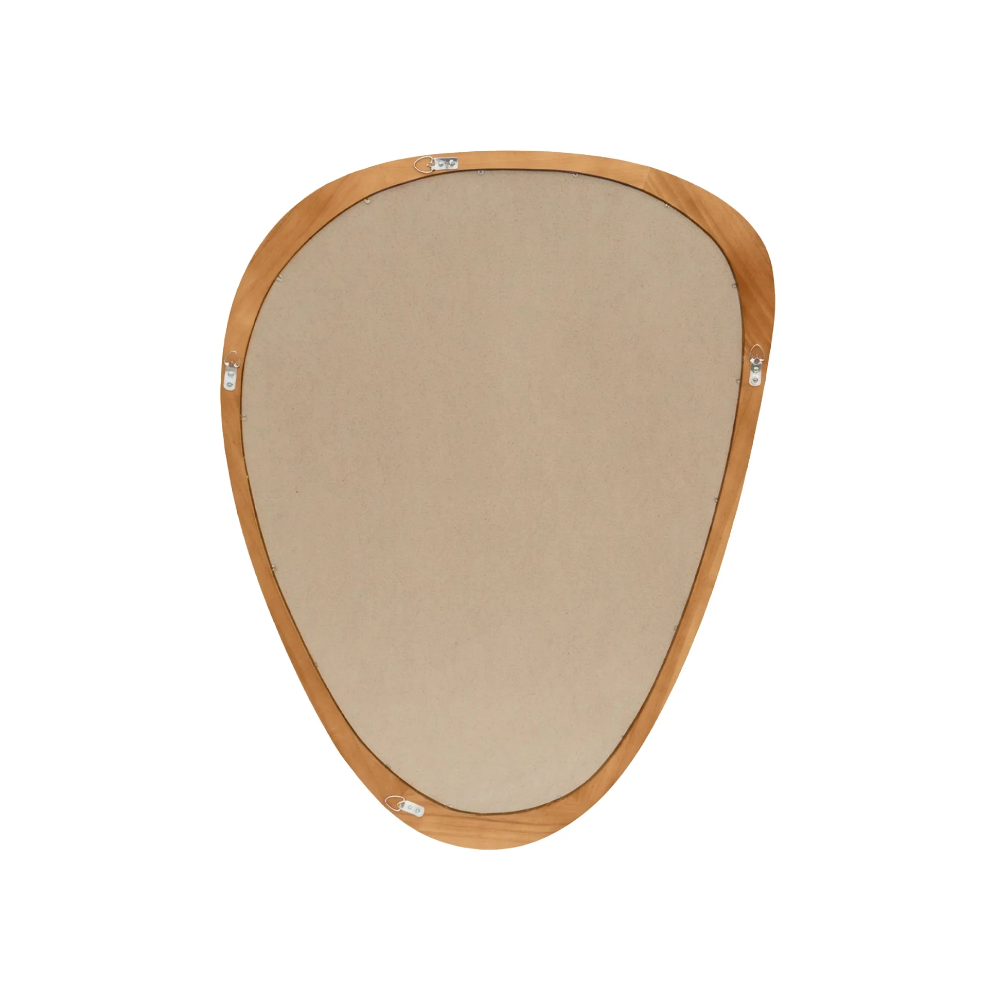Noma Pebble Wall Mirror 93CM - Warm Walnut - Image 12