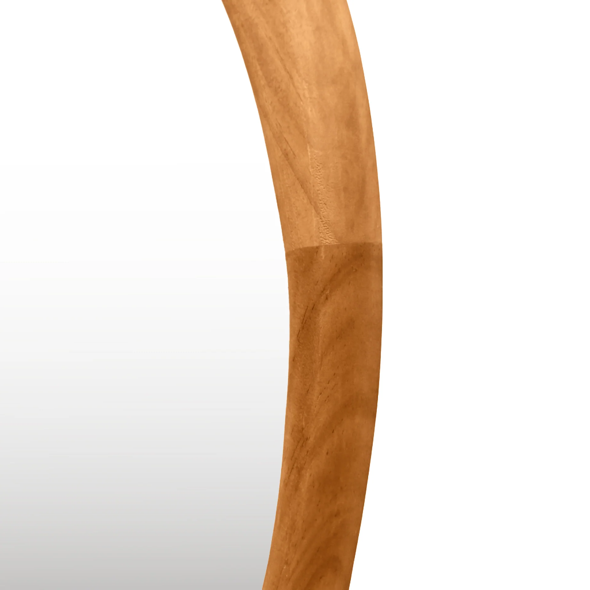 Noma Pebble Wall Mirror 93CM - Warm Walnut - Image 13