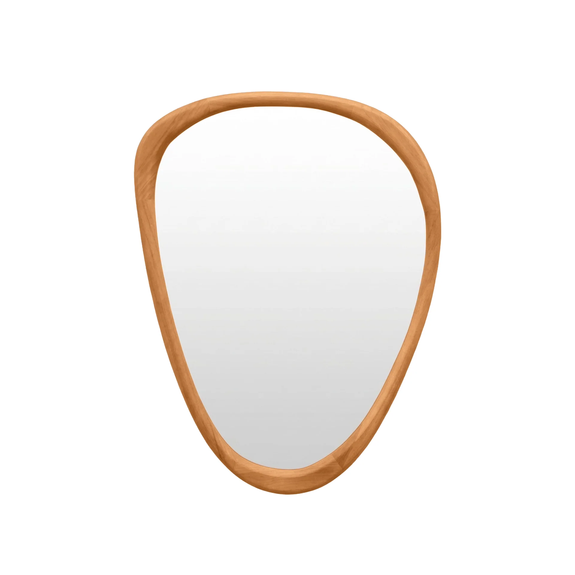 Noma Pebble Wall Mirror 93CM - Warm Walnut - Image 7