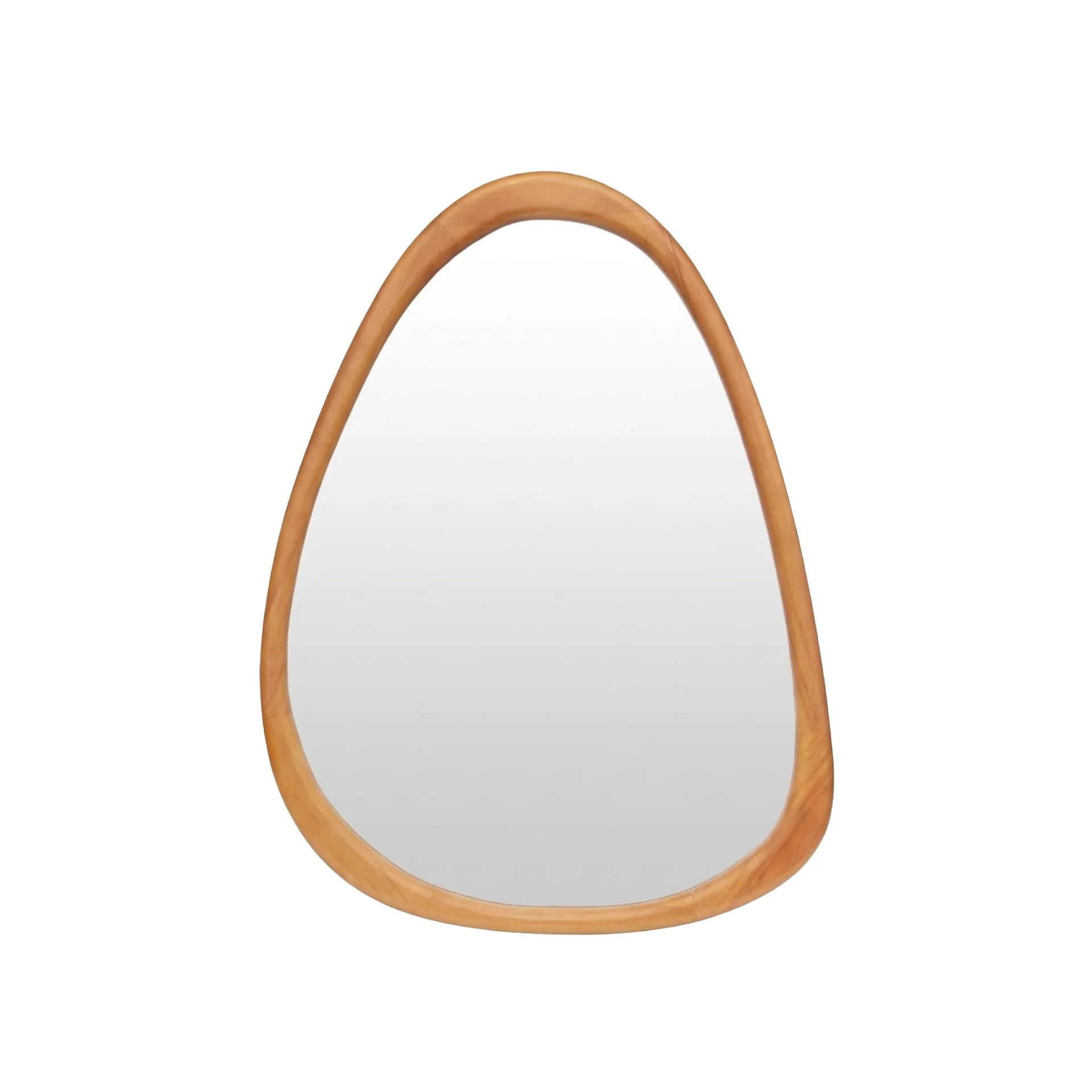 Noma Pebble Wall Mirror 93CM - Warm Walnut - Image 8