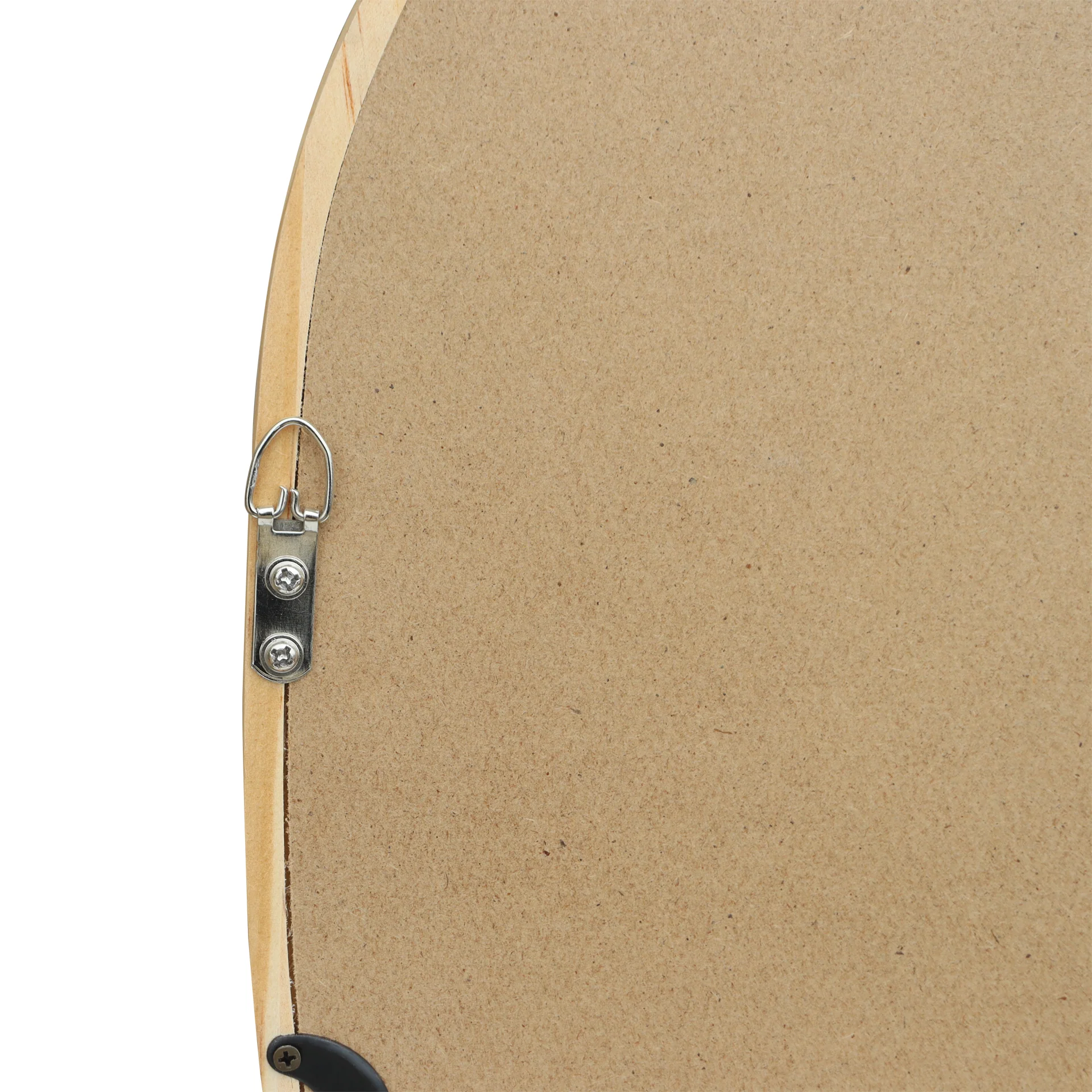 Moro Freeform Wall Mirror 91CM - Light Wood - Image 13