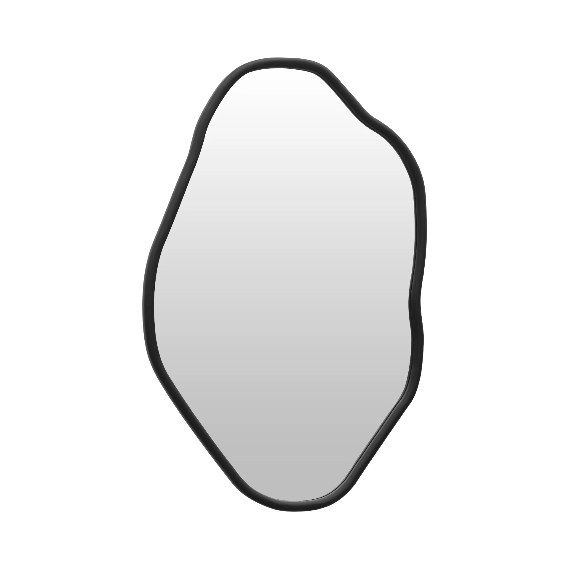 Moro Freeform Wall Mirror 91CM - Black - Image 7