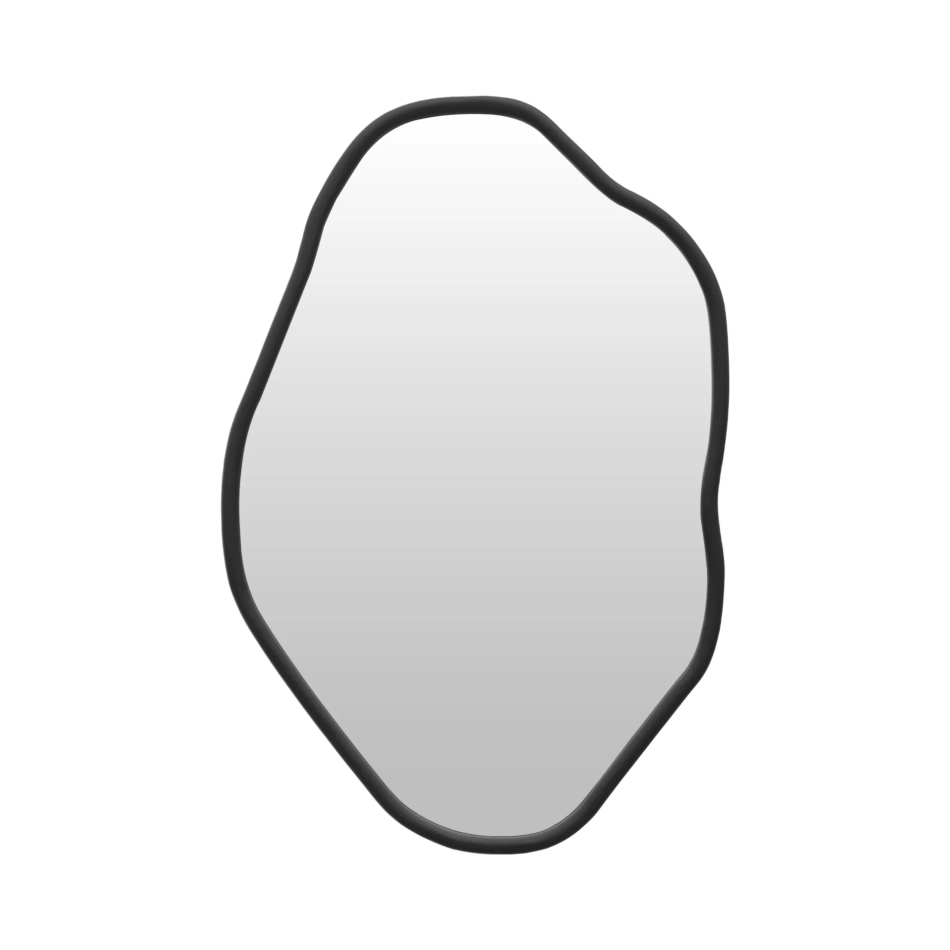 Moro Freeform Wall Mirror 91CM - Black - Image 8