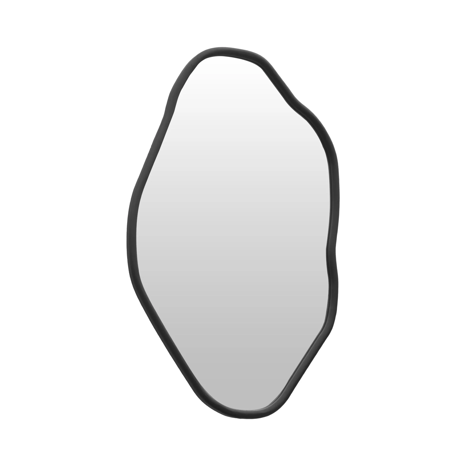 Moro Freeform Wall Mirror 91CM - Black - Image 9