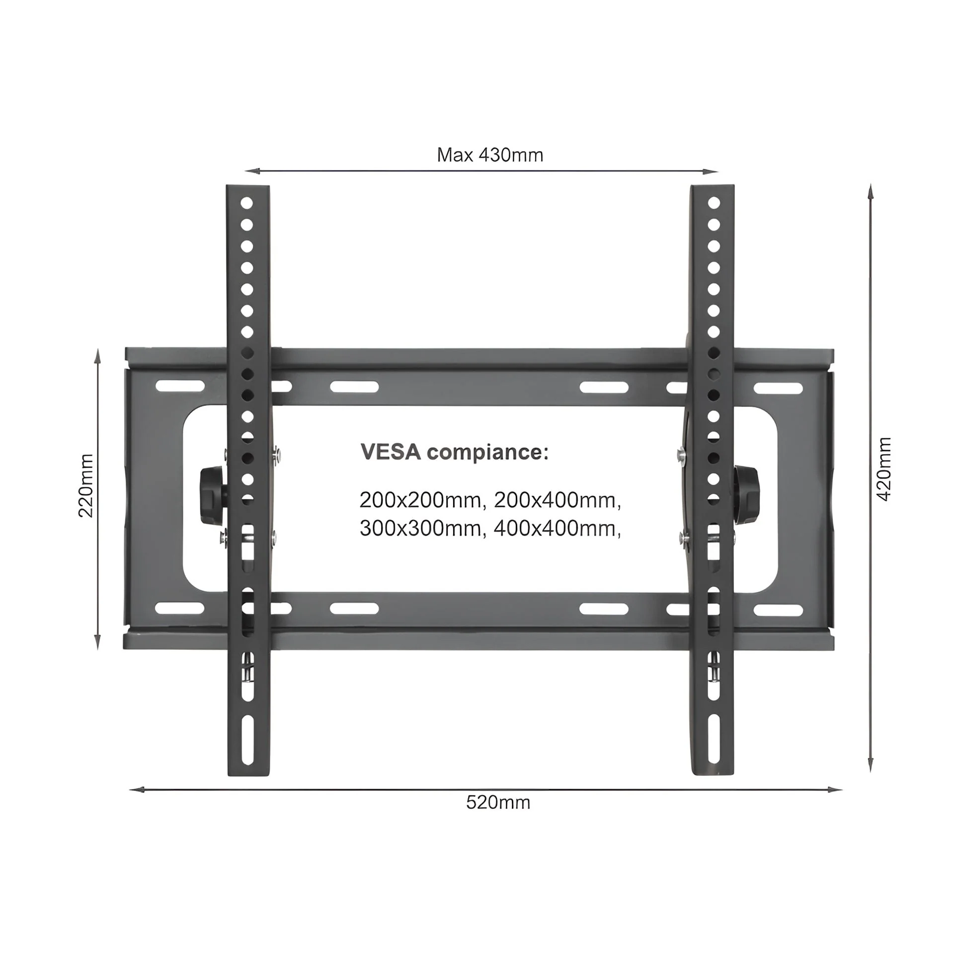26"-55" TV Wall Mount Bracket - Image 6