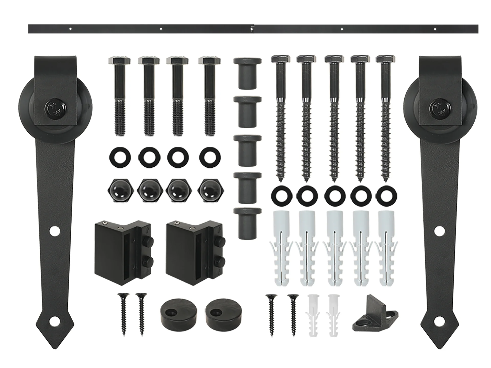 2m Sliding Door Barn Door Hardware Set - Image 8