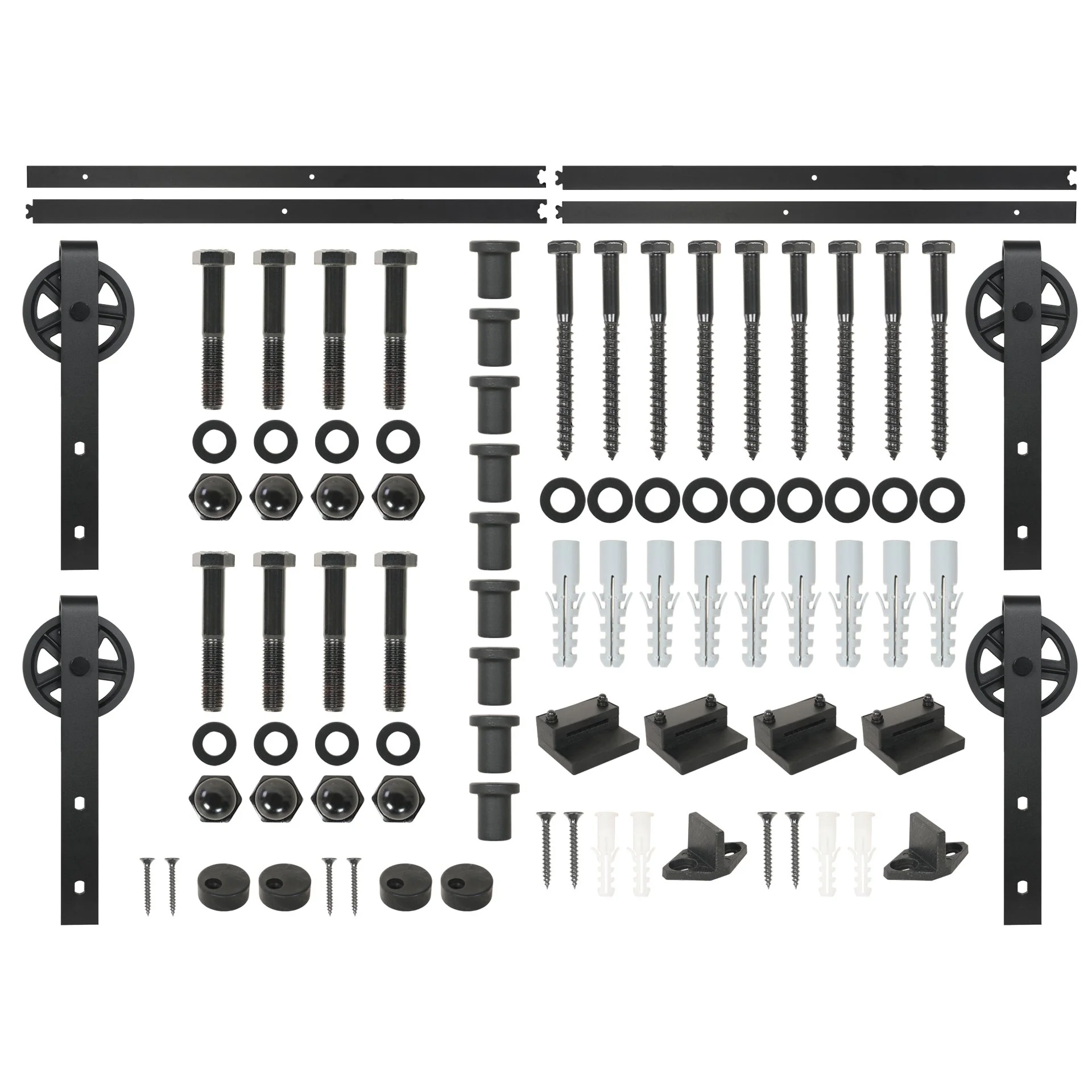 3.6m Sliding Barn Door Hardware Kit - Image 10