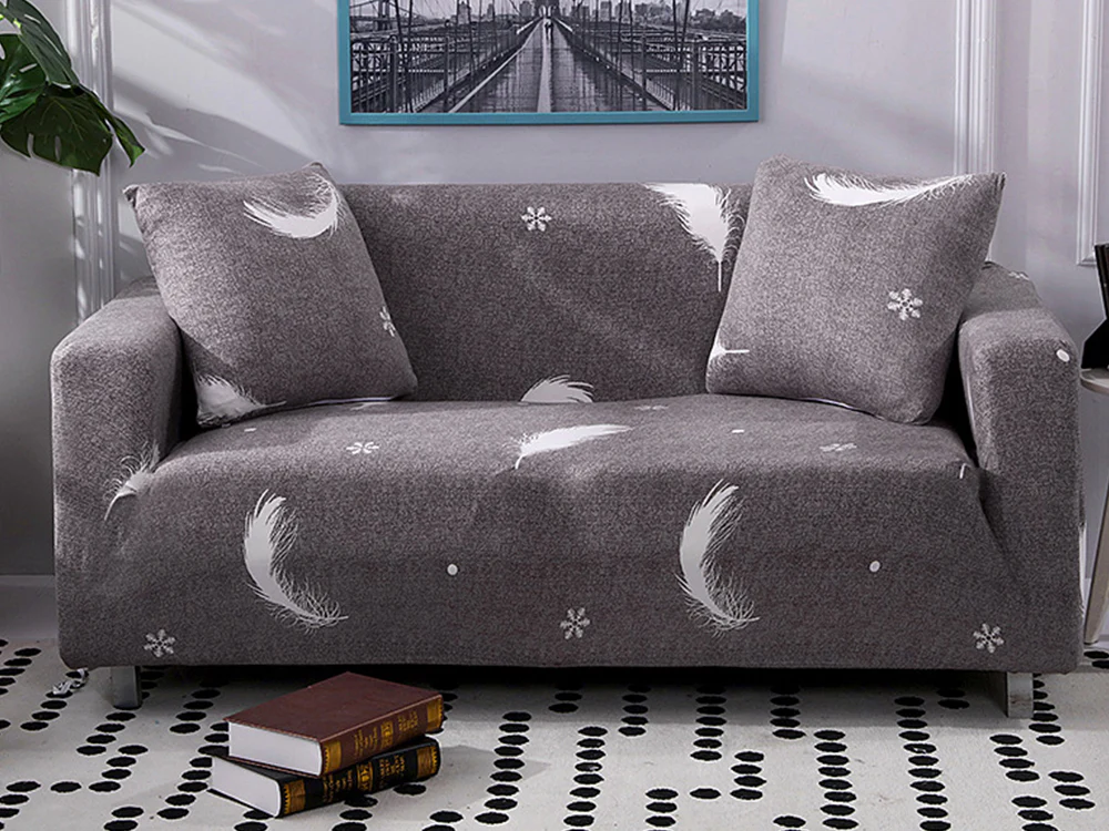 3 Seater Sofa Couch Cover 190-230cm - Feather - Image 2