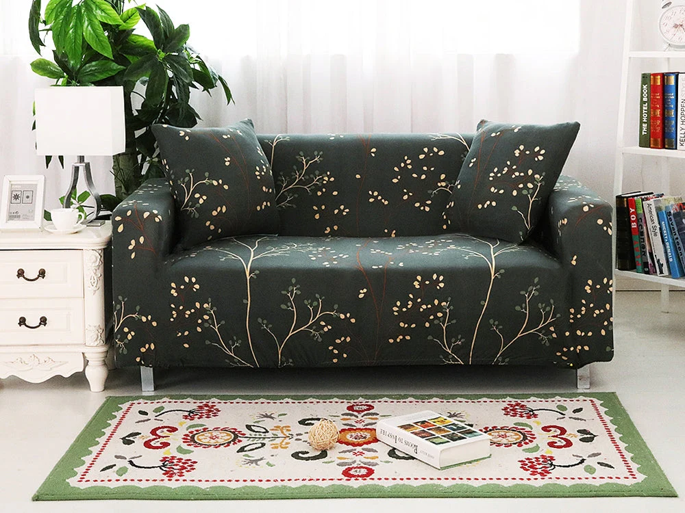 3 Seater Sofa Couch Cover 190-230cm - Forest - Image 2