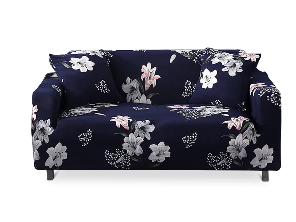 3 Seater Sofa Couch Cover 190-230cm - Lilies