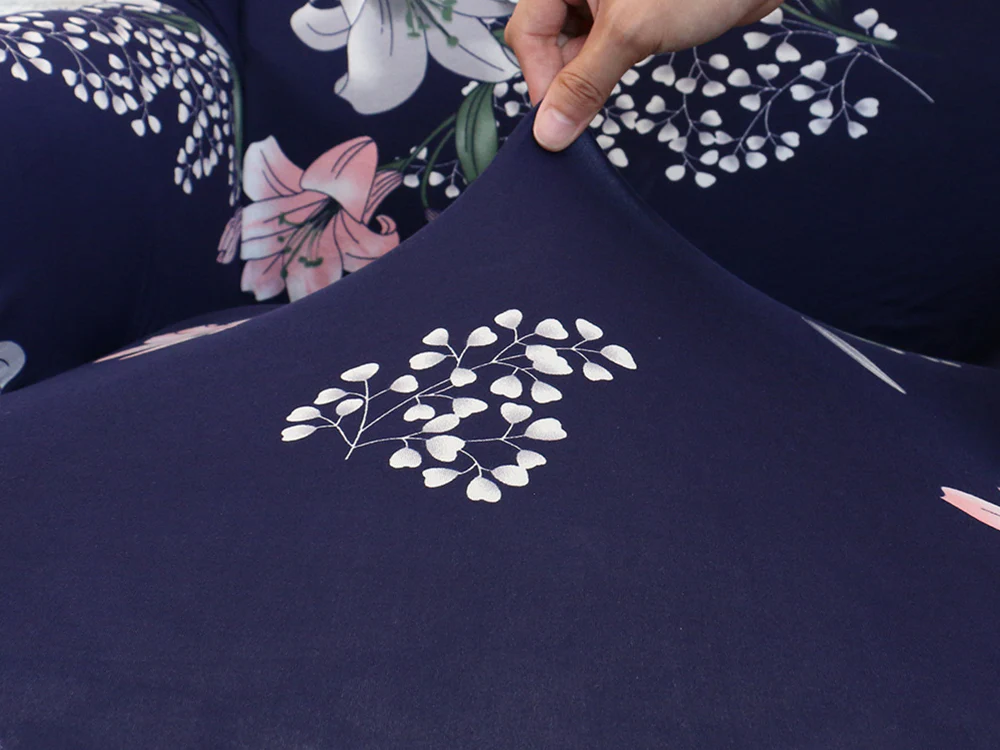3 Seater Sofa Couch Cover 190-230cm - Lilies - Image 3