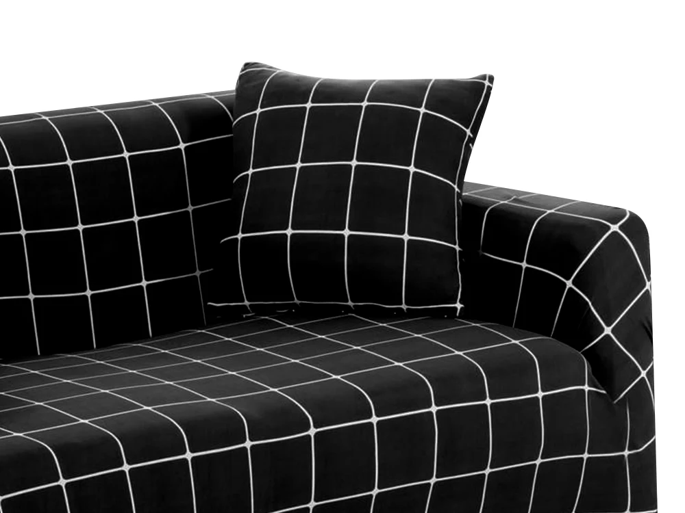 3 Seater Sofa Couch Cover 190-230cm - PLAID - Image 3