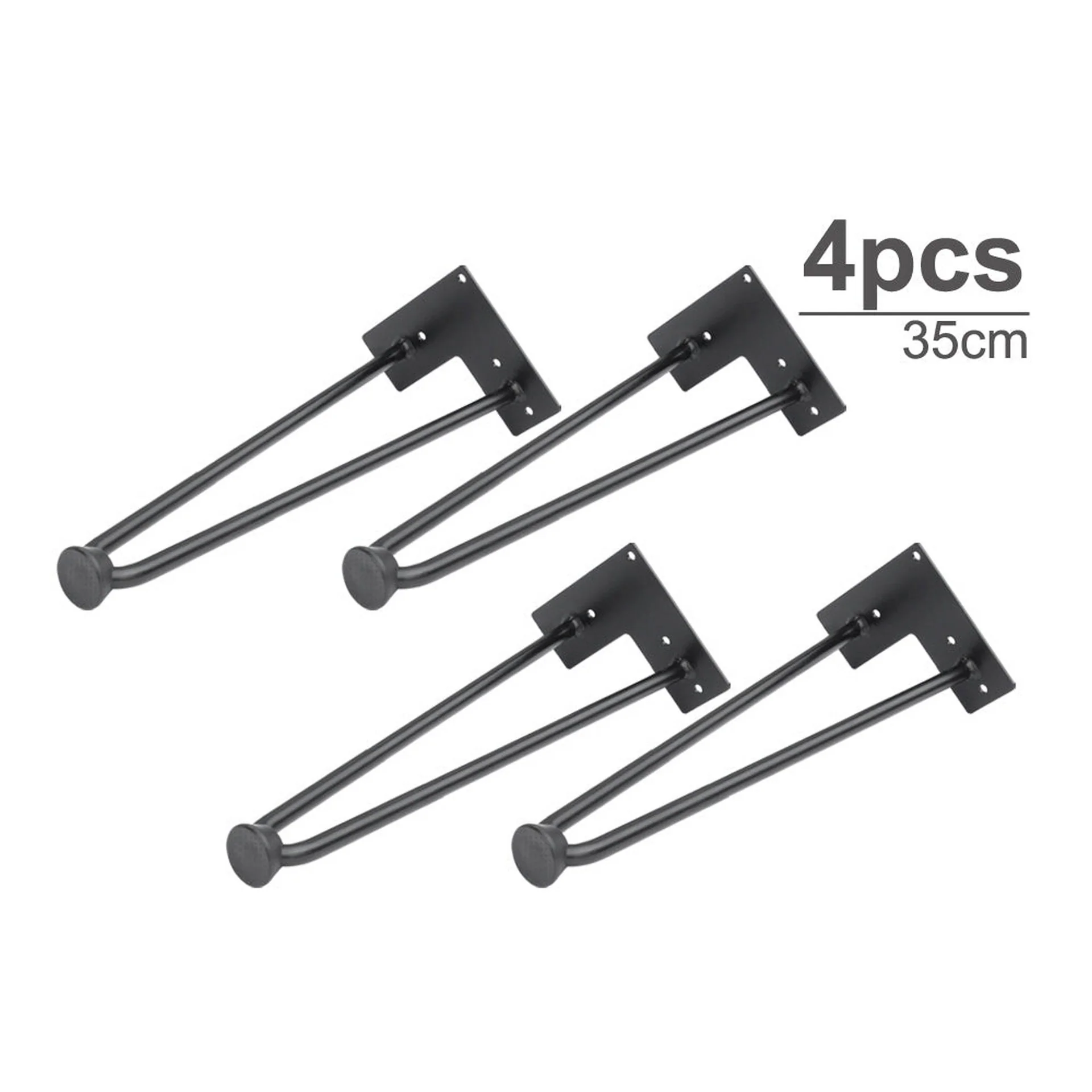 35cm Hairpin Table Leg 2 Rod Steel Metal - Set o 4 - Image 15