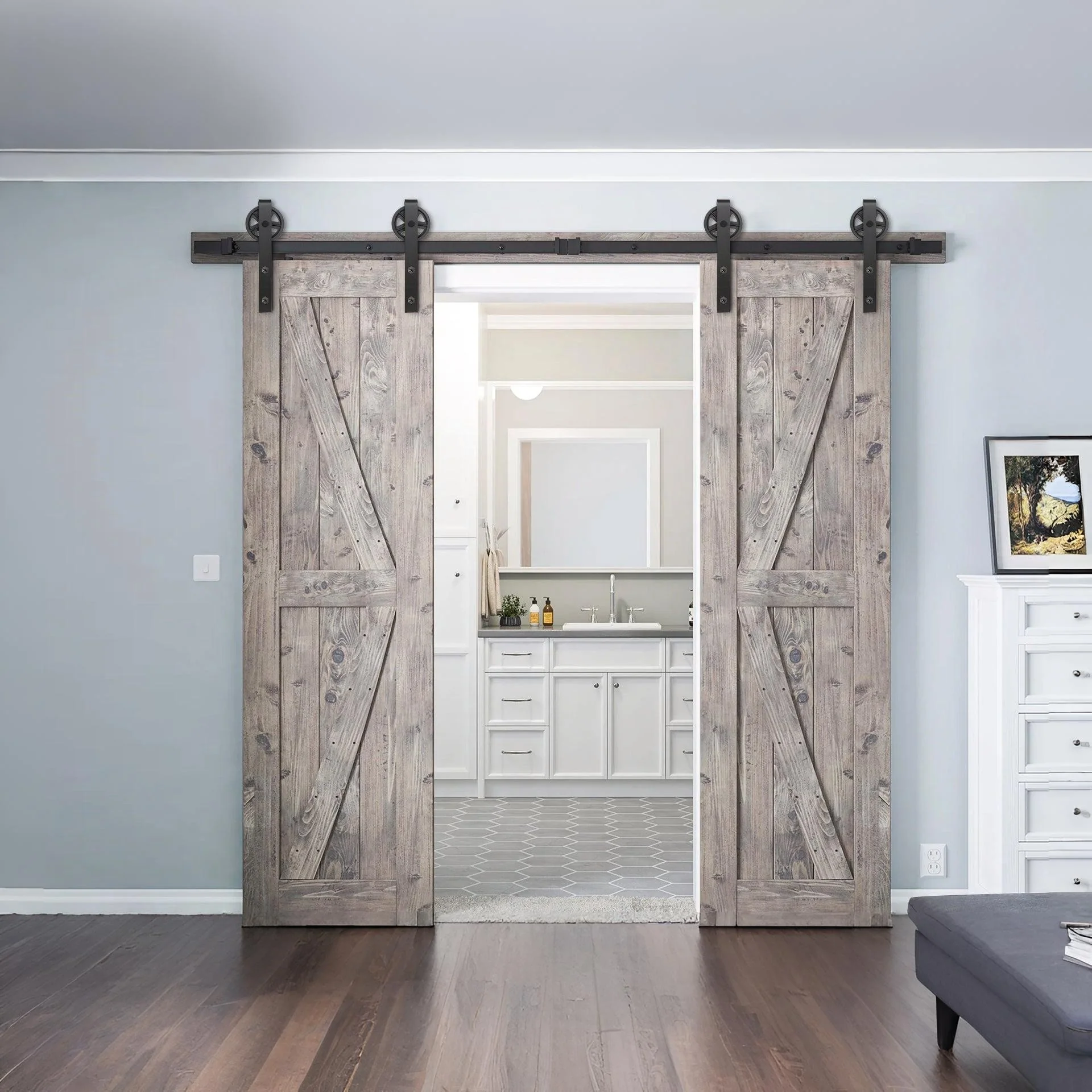 3m Sliding Barn Door Hardware Kit