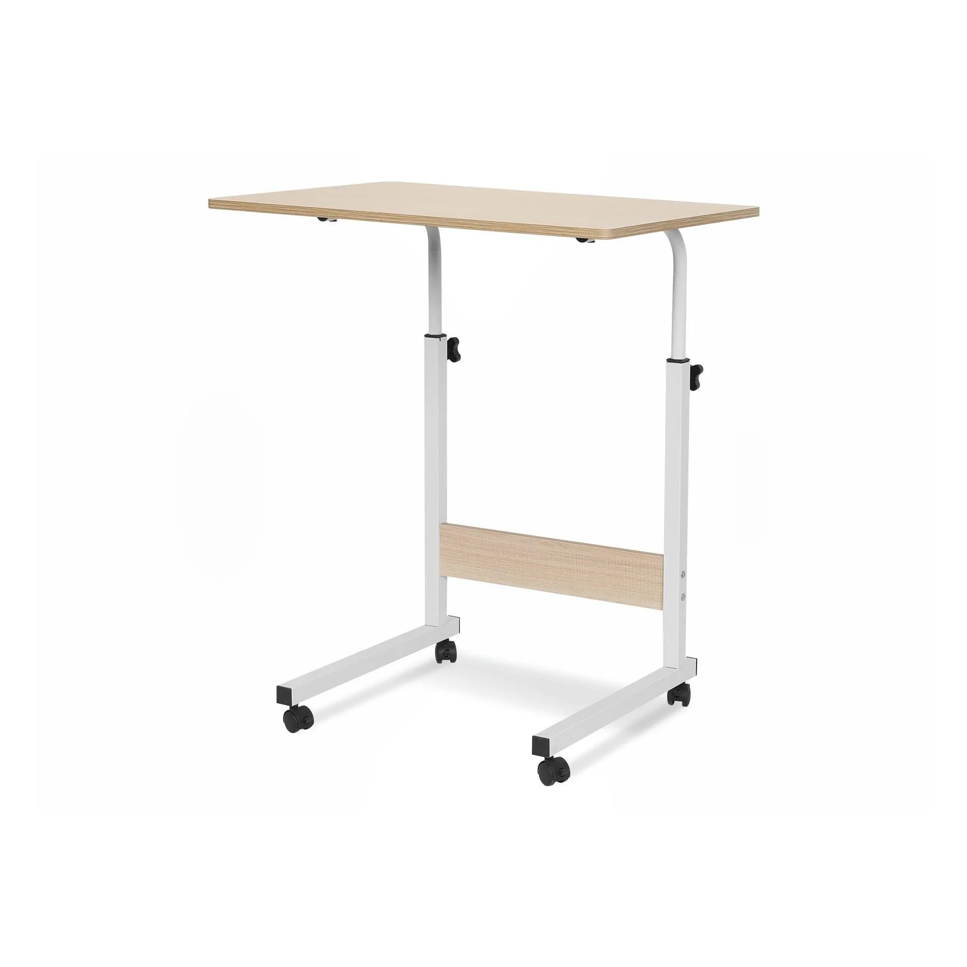 60 x 40cm Adjustable Laptop Stand Table - White - Image 8
