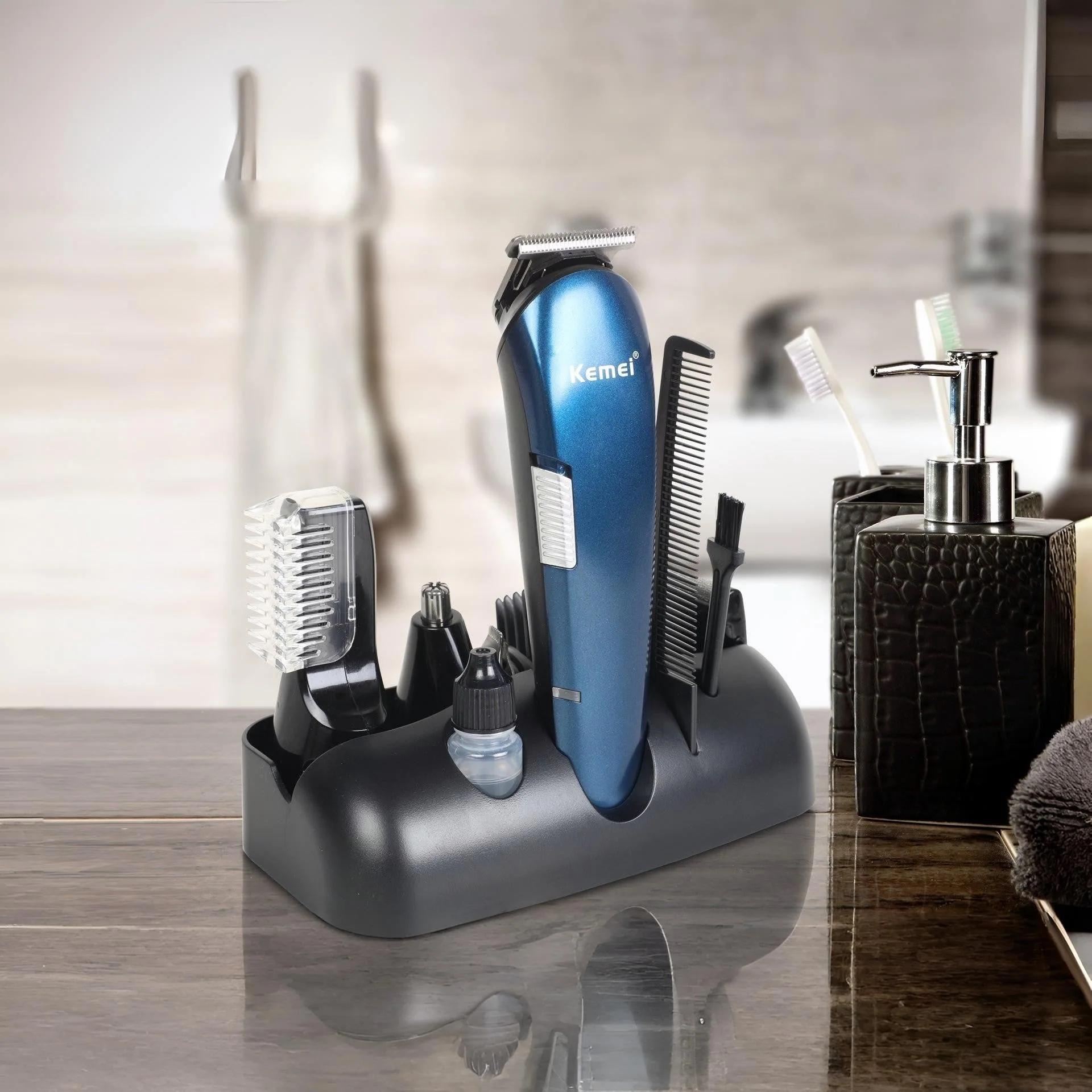 8 IN 1 Hair Trimmer Shaver Clippers Cordless