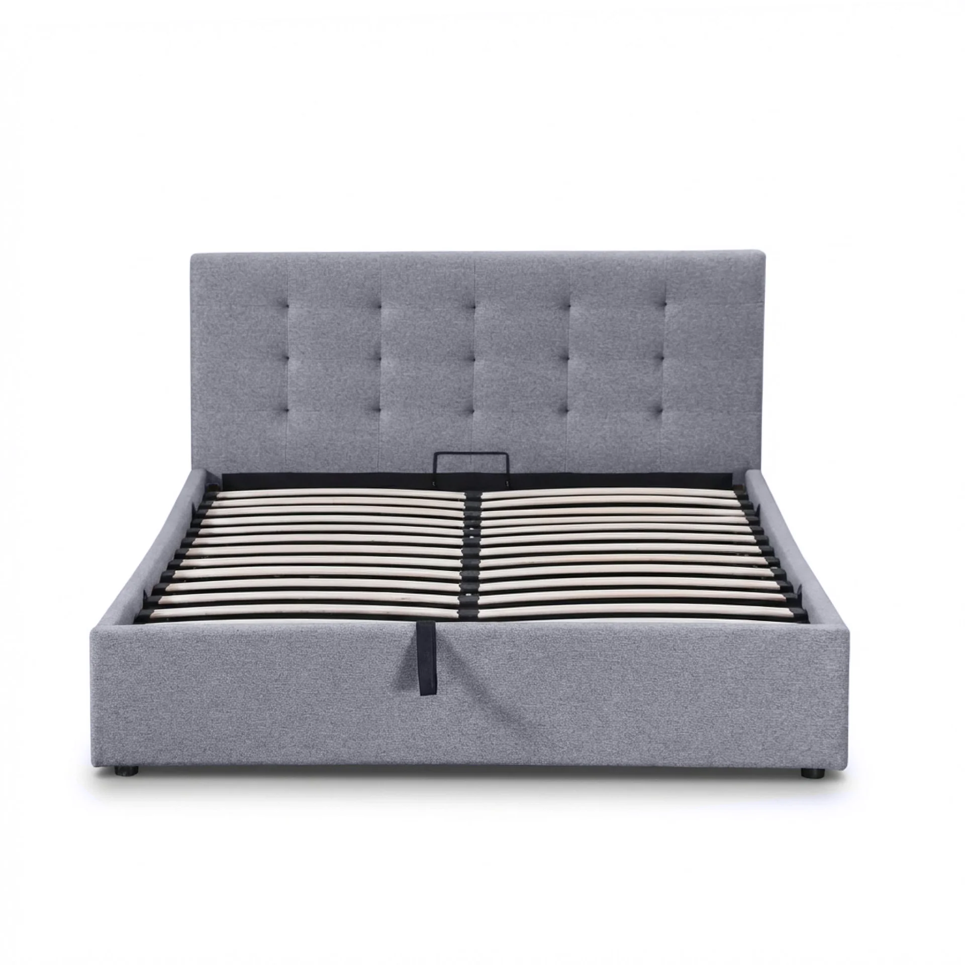 Abigail Double Gas Lift Bed Frame - Grey - Image 9