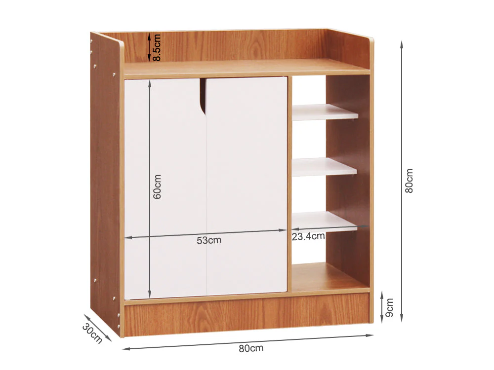 ABRAHAM Shoe Rack Storage Shelf Cabinet Organiser - Image 4
