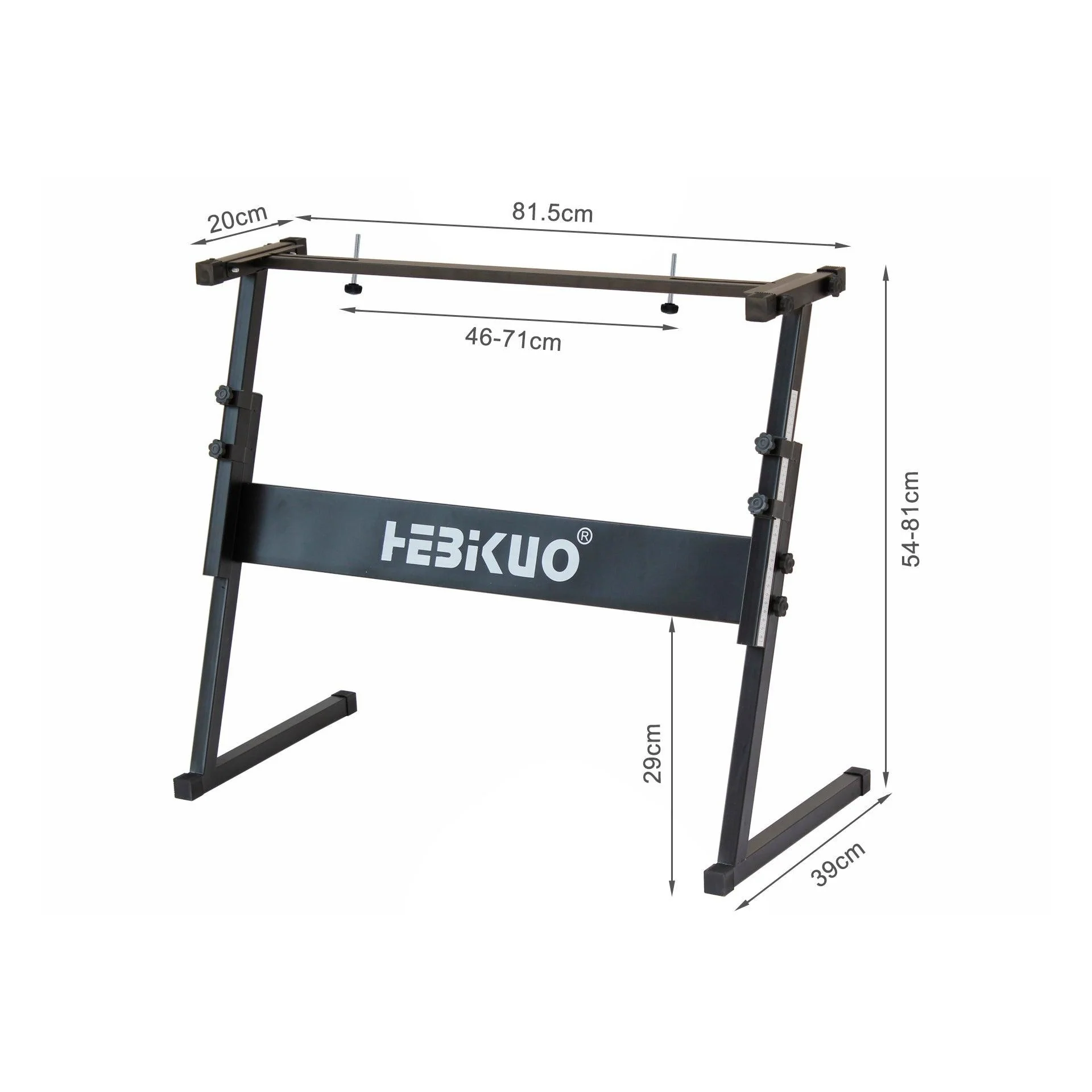 Adjustable Keyboard Piano Stand Z Frame - Image 5