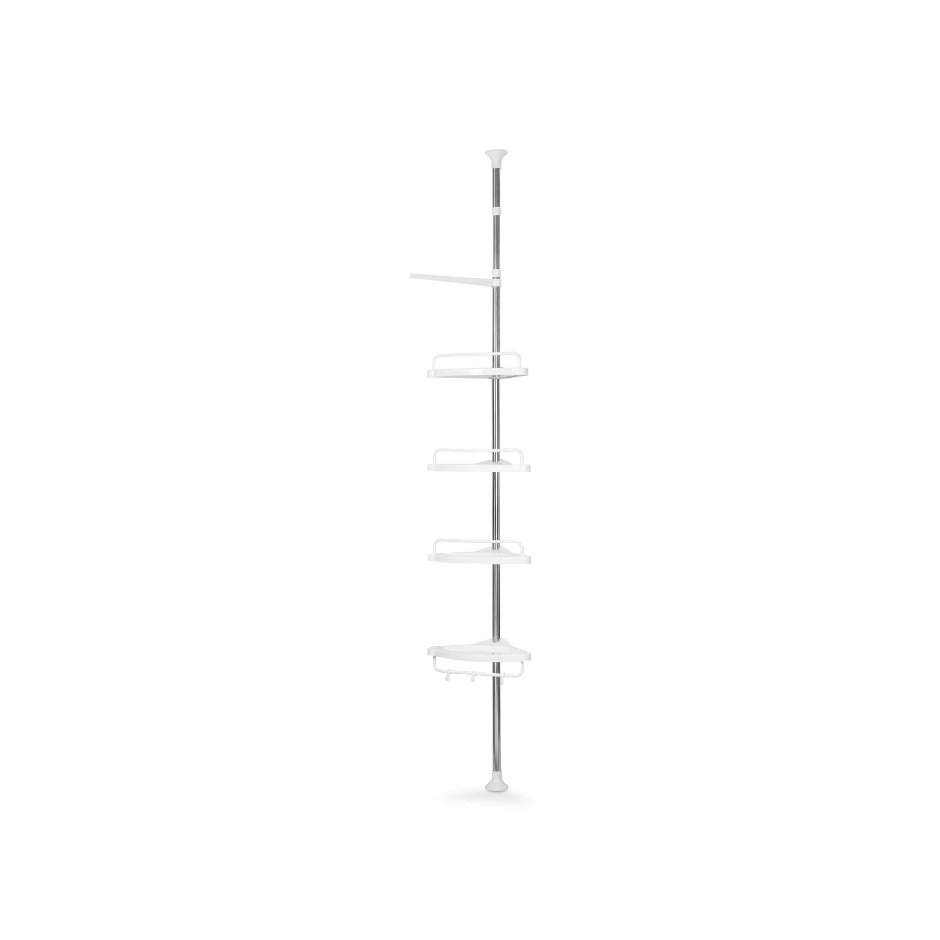 Adjustable Tension Pole Corner Shower Caddy - Image 3