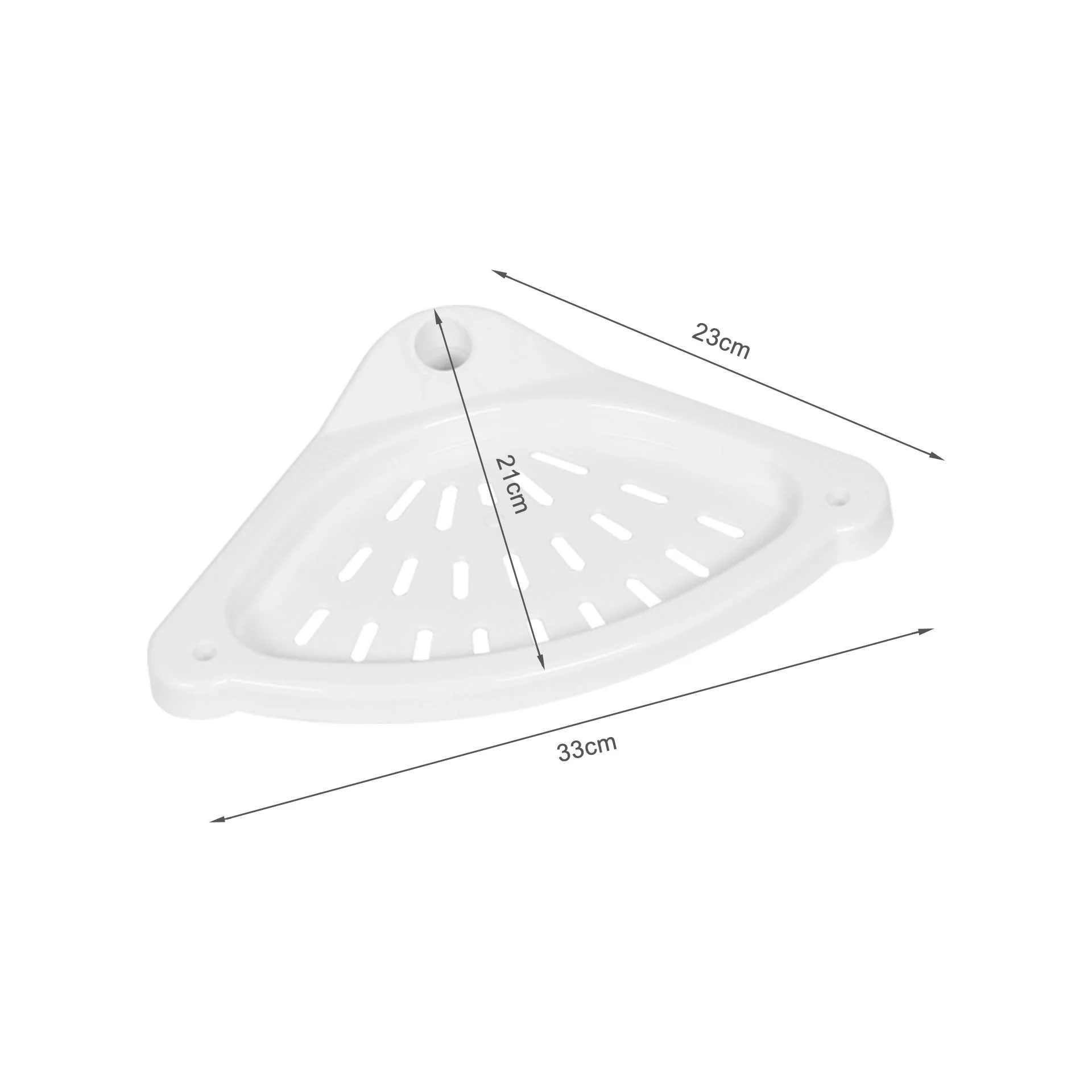 Adjustable Tension Pole Corner Shower Caddy - Image 9