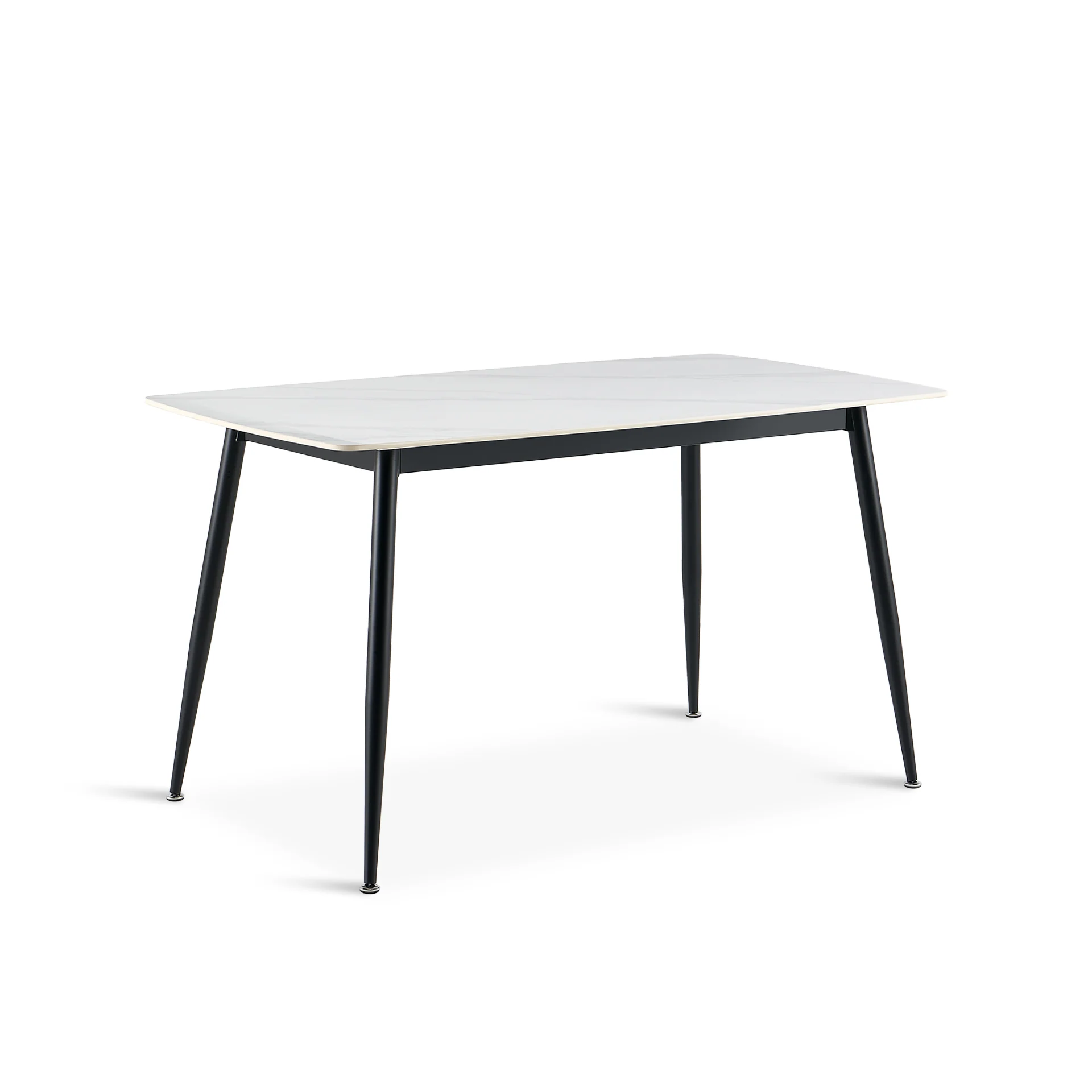 Adley Dining Table 140 x 80 x 75cm - White - Image 8