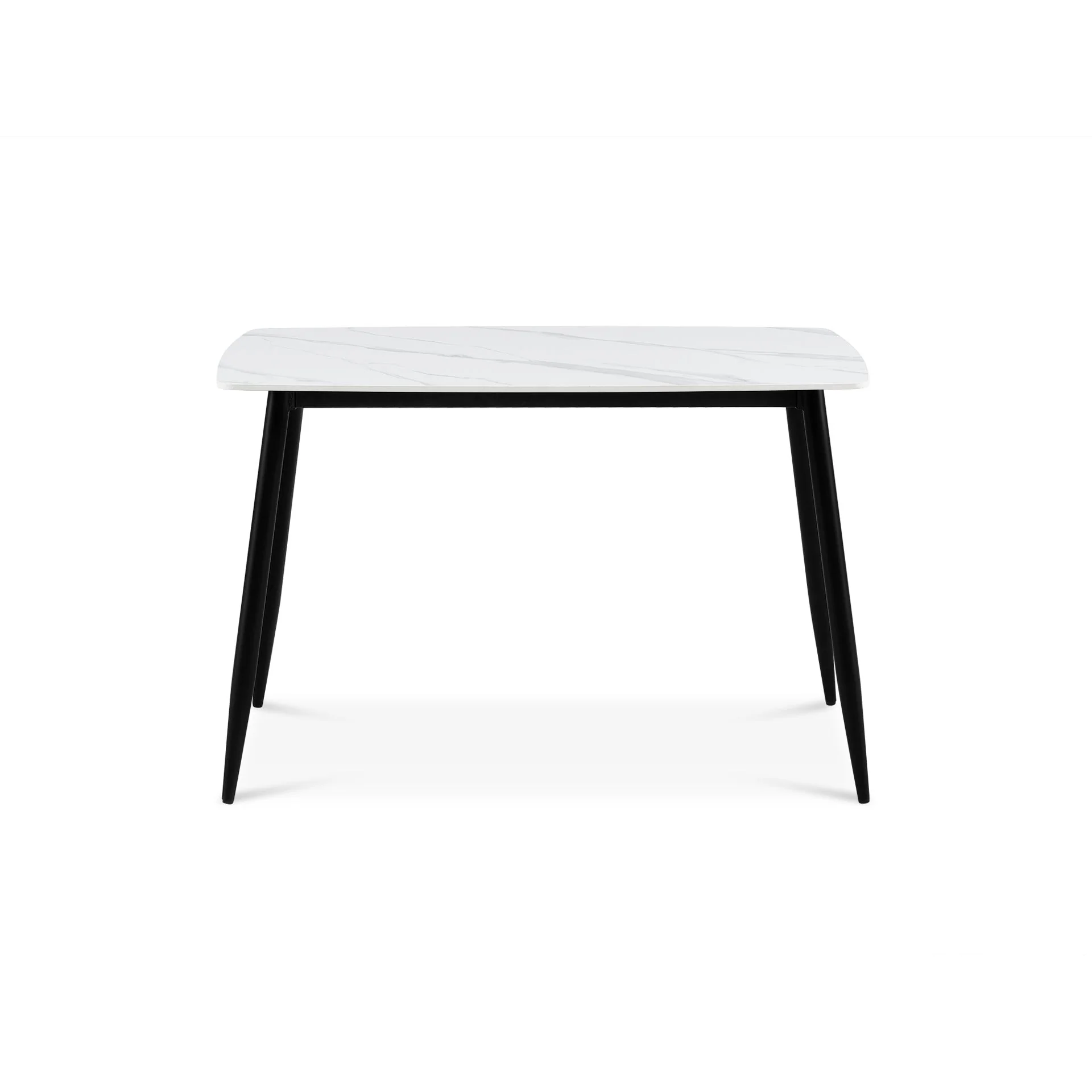 Adley Matt Ceramic Dining Table 120 x 69.5cm - White - Image 8